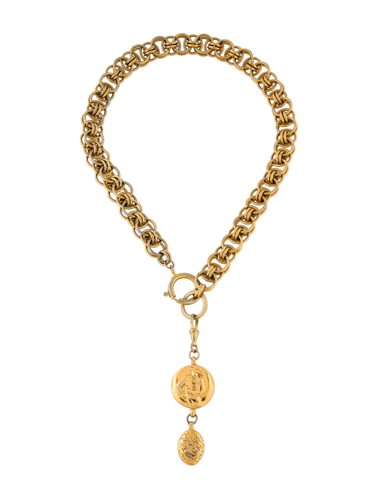 Chanel Vintage Coco Mademoiselle Pendant Necklace