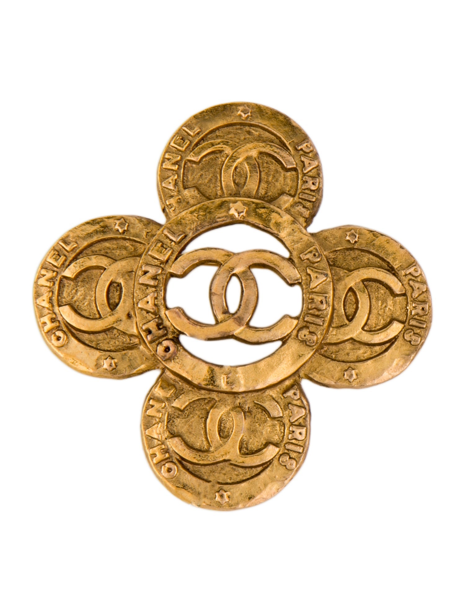 Chanel Vintage CC Pin Brooch