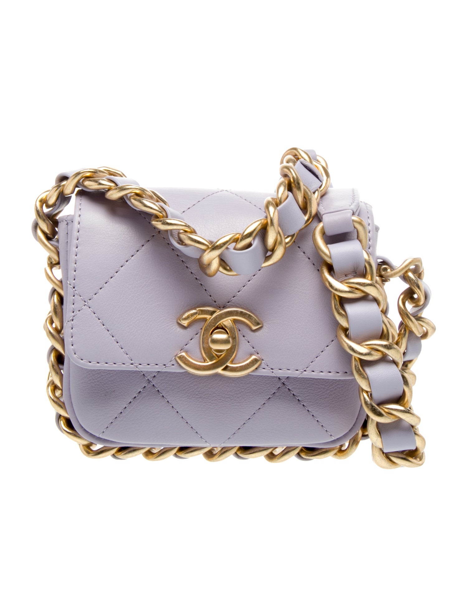 Chanel Quilted Mini Framing Chain Flap Bag