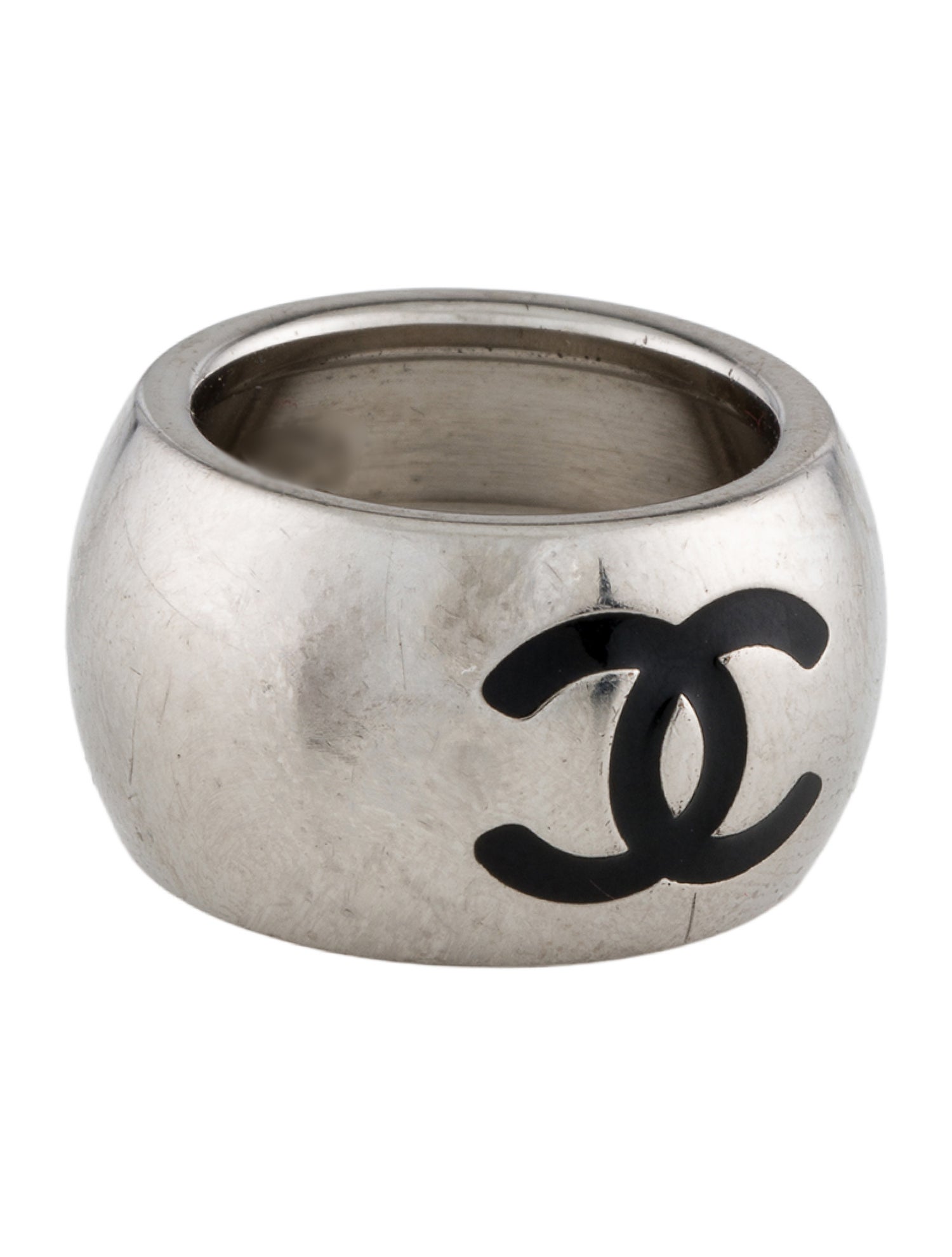 Chanel Enamel CC Heart Band
