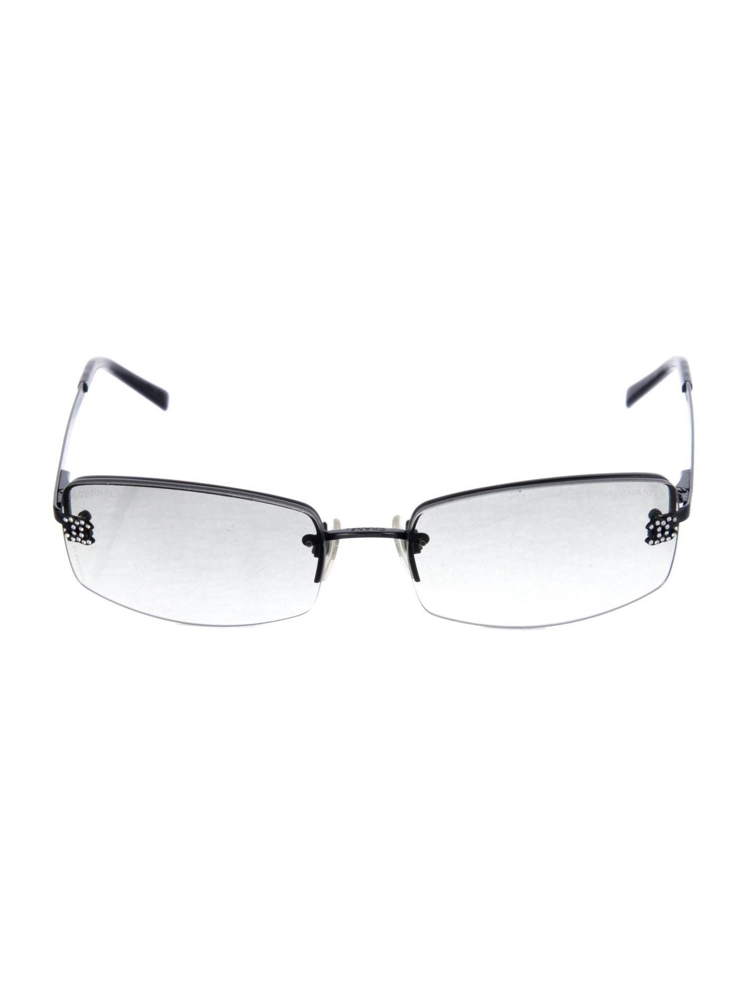 Chanel Interlocking CC Logo Square Sunglasses