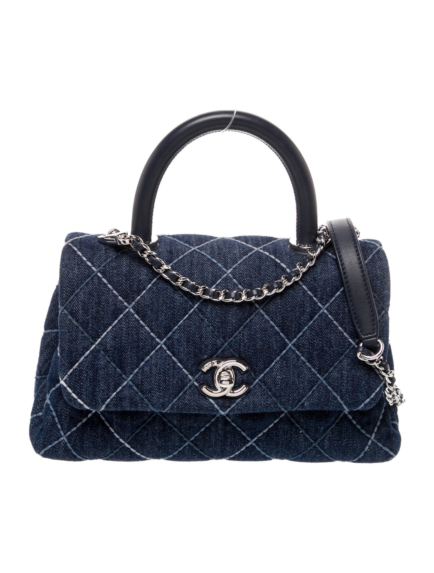 Chanel Mini Denim Coco Handle Bag