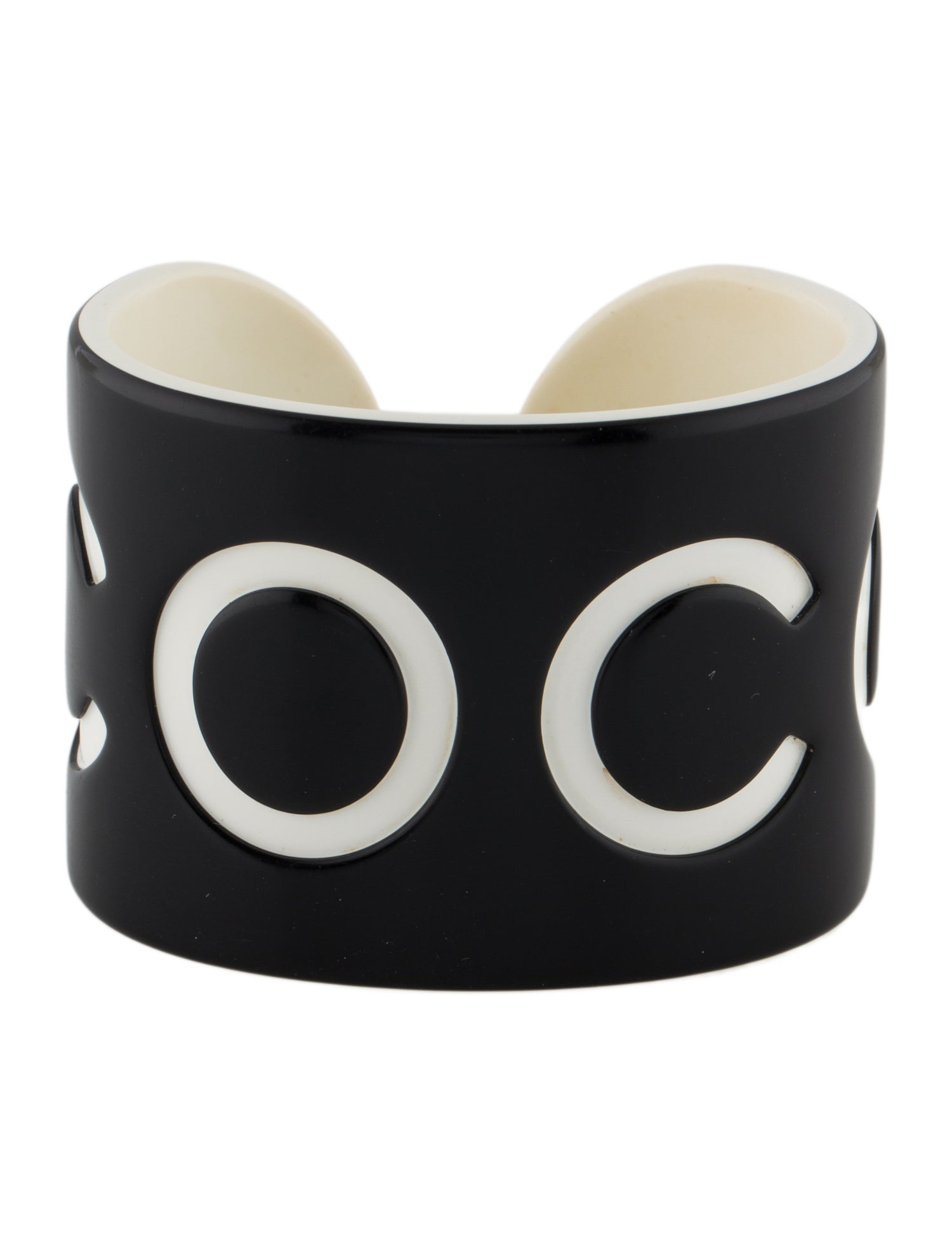 Chanel Resin 'Coco' Cuff Bracelet