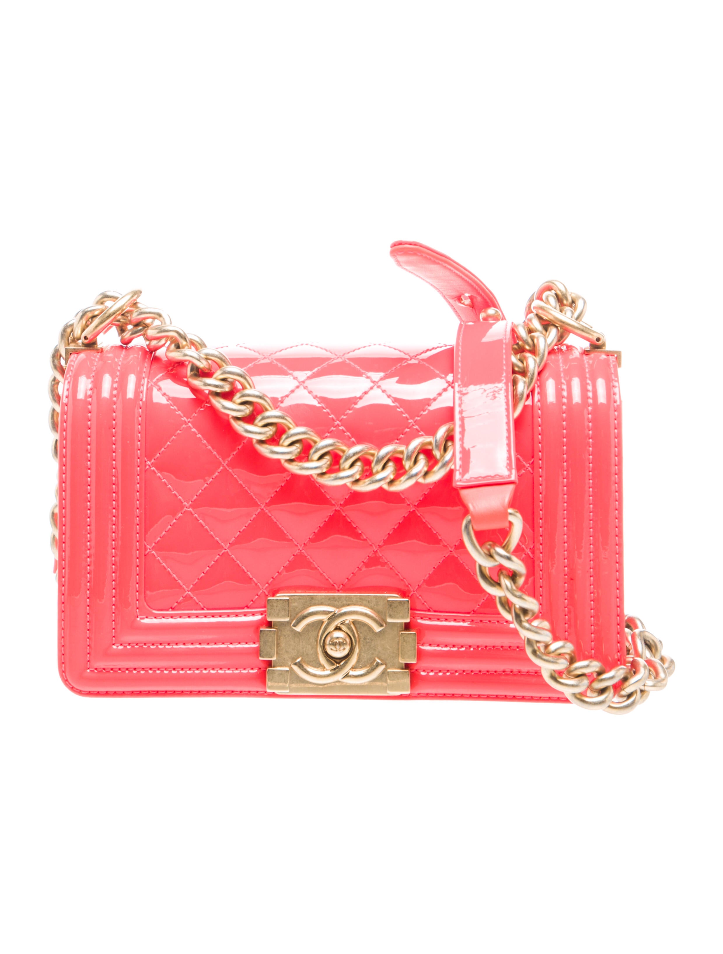 Chanel Small Patent Boy Bag