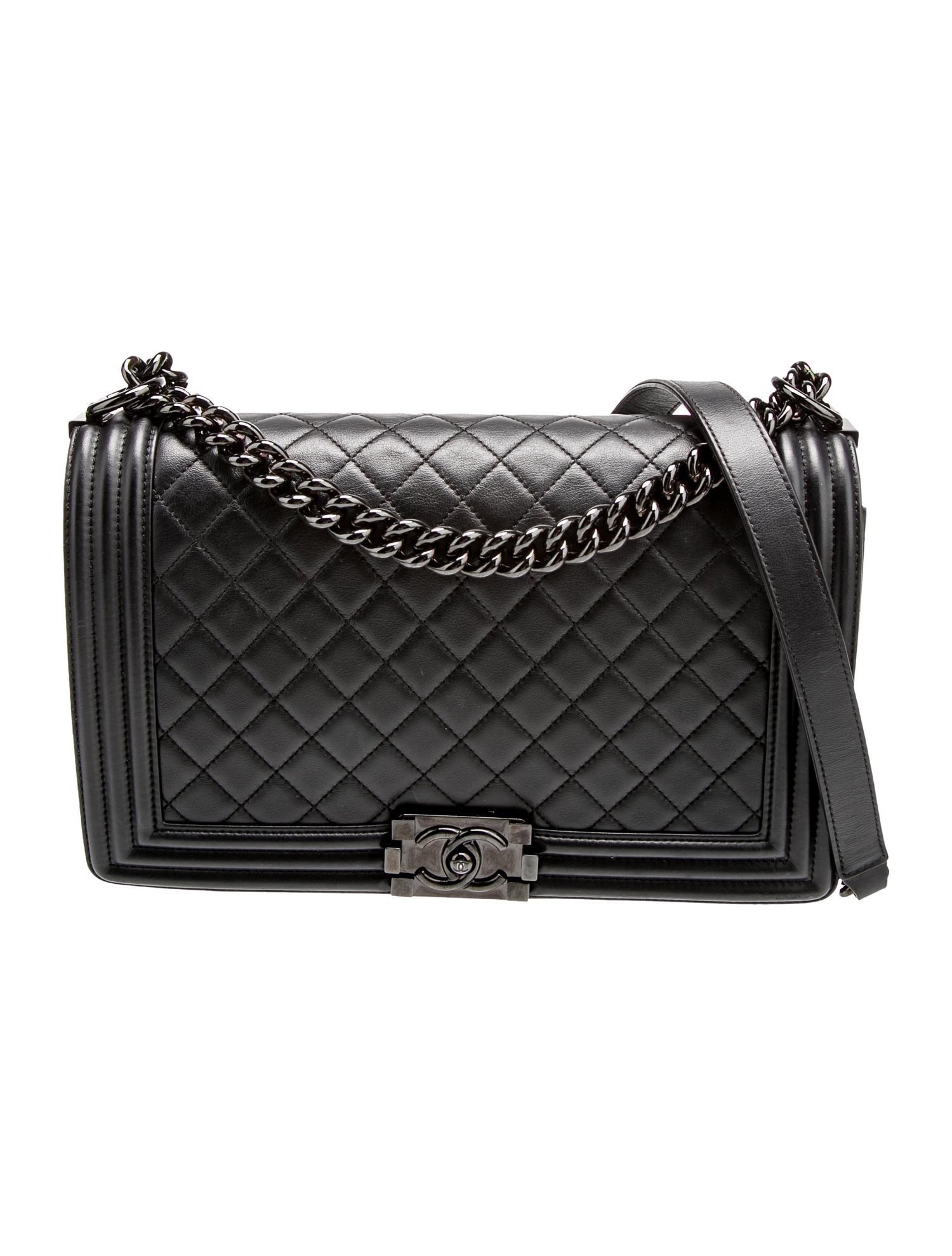 Chanel Large So Black Boy Bag