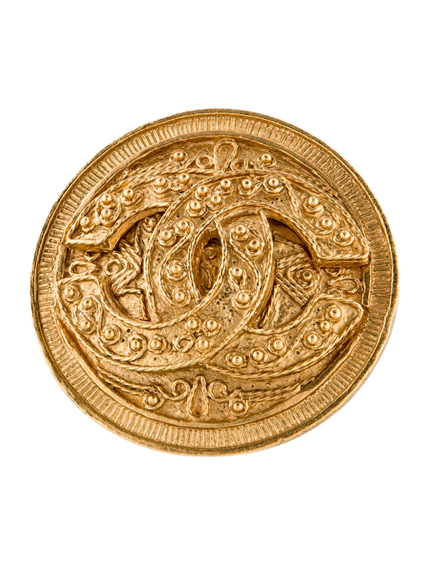 Chanel Vintage CC Brooch