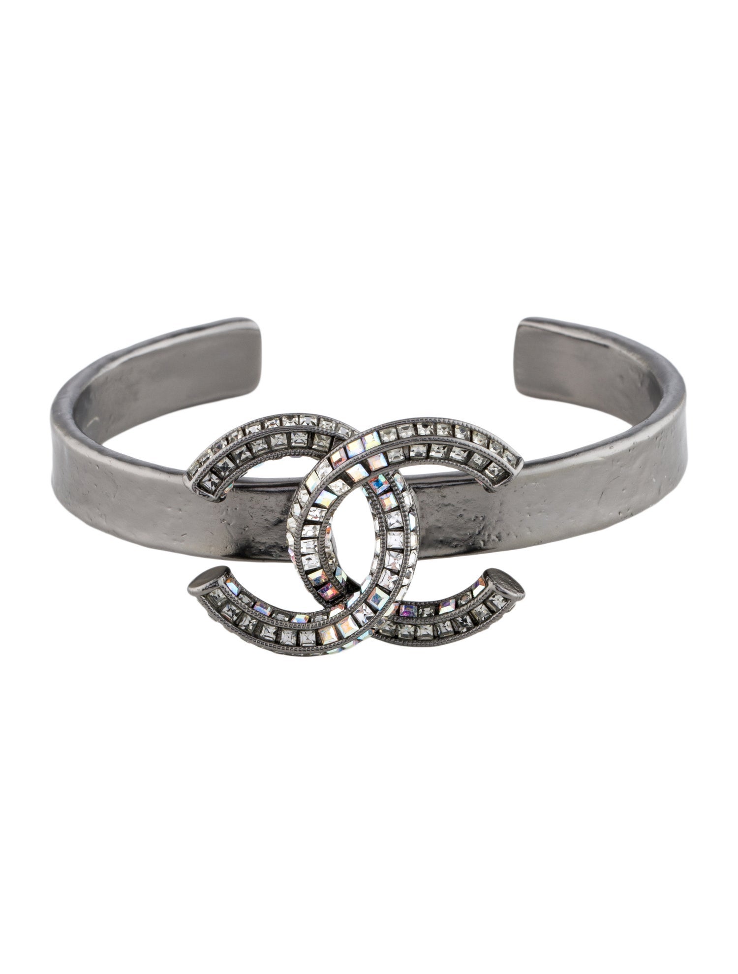 Chanel Vintage Strass CC Bracelet