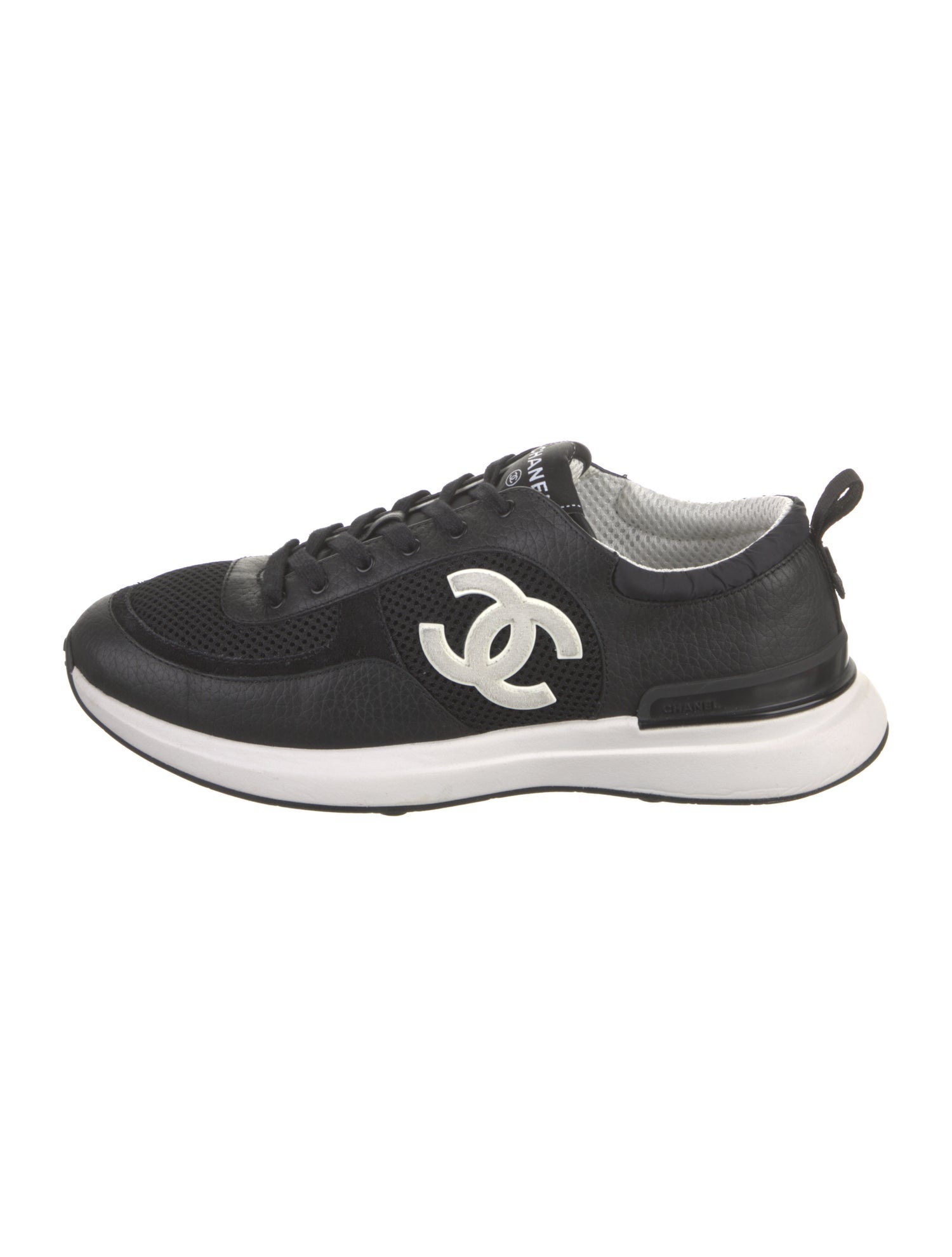 Chanel Interlocking CC Logo Mesh Sneakers