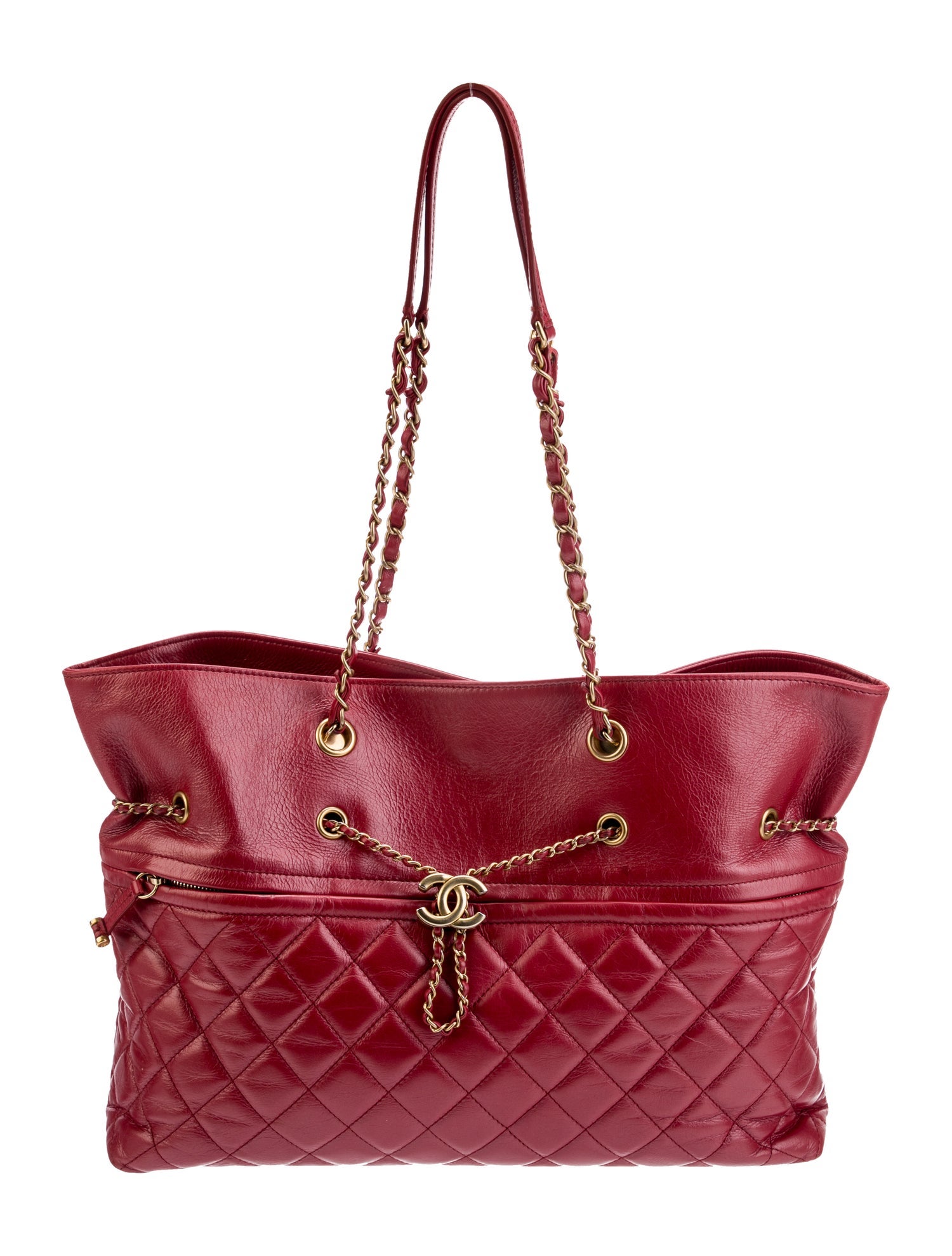 Chanel CC Drawstring Tote