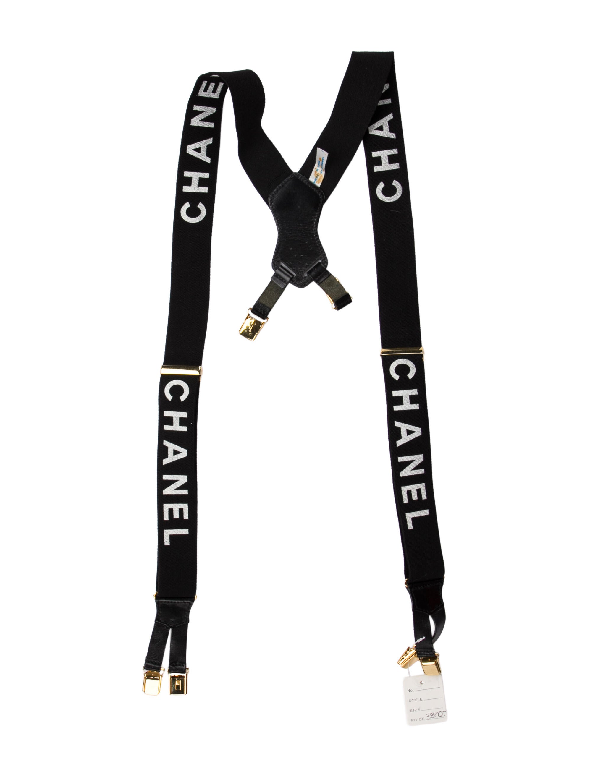 Chanel Logo Suspenders