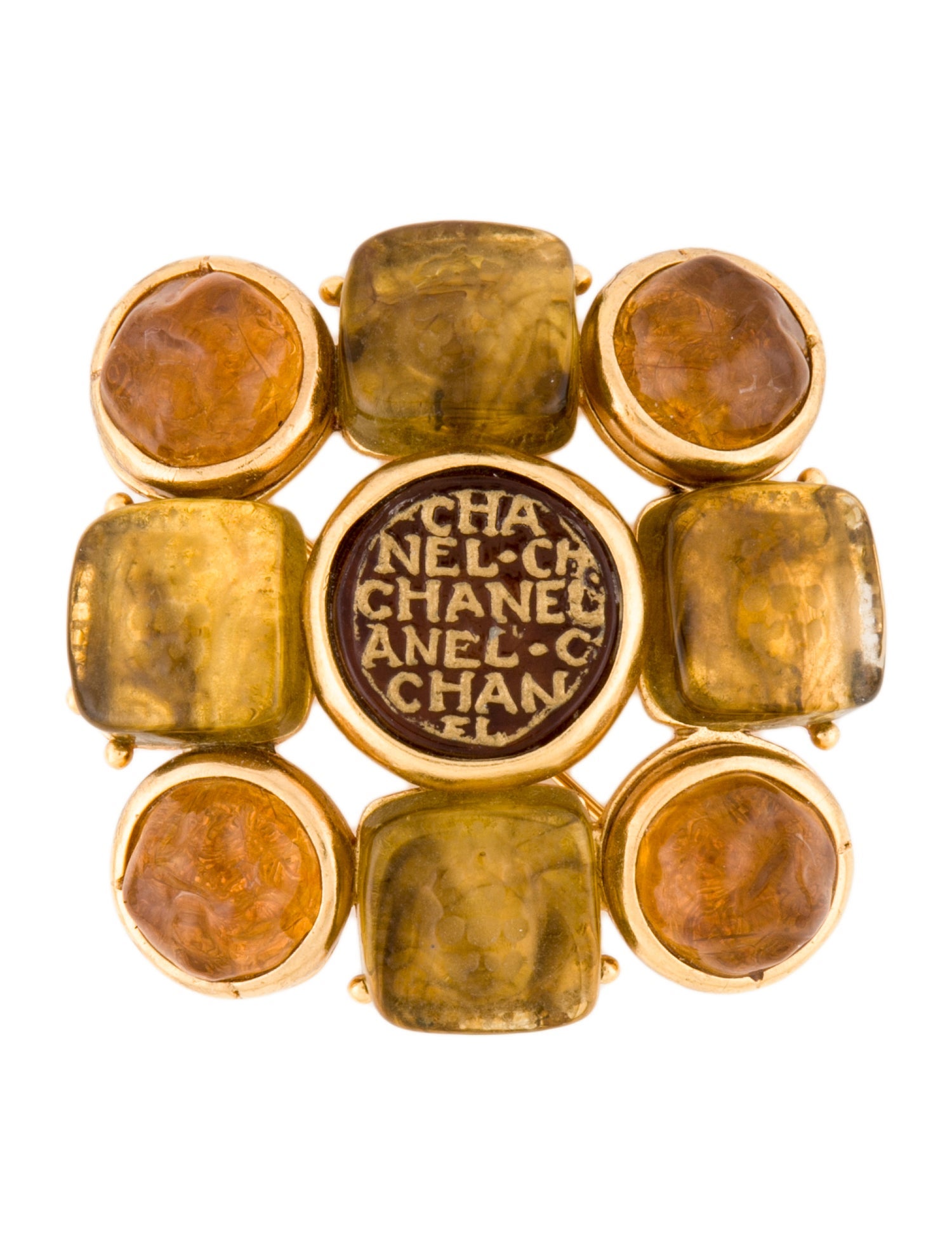 Chanel Vintage Gripoix Brooch