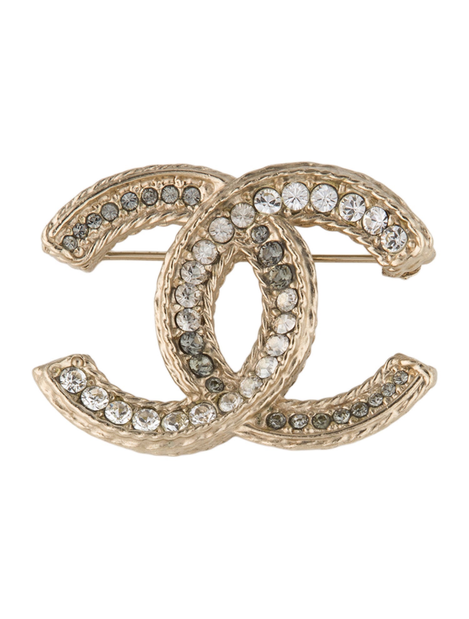 Chanel Strass CC Brooch
