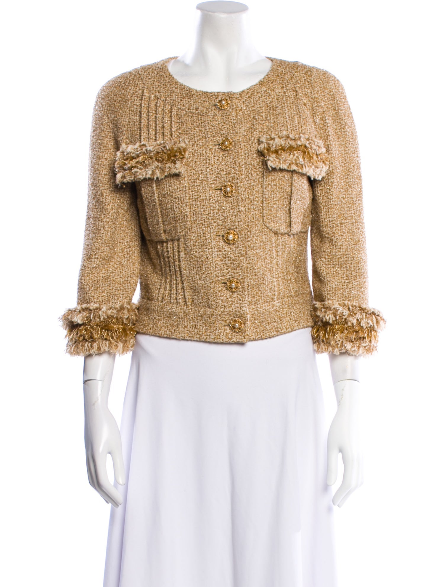 Chanel 2013 Paris-Versailles Faux Fur Jacket