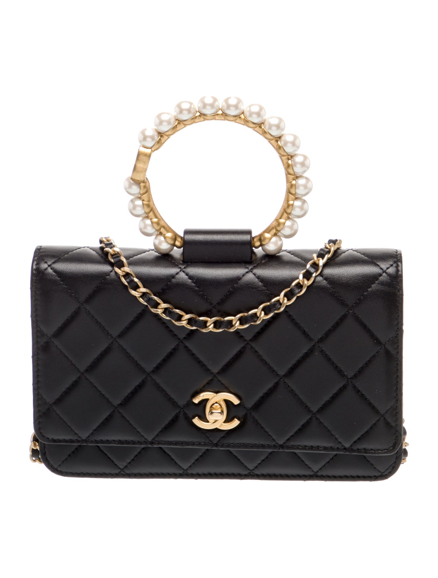 Chanel Pearl Crown Wallet On Chain