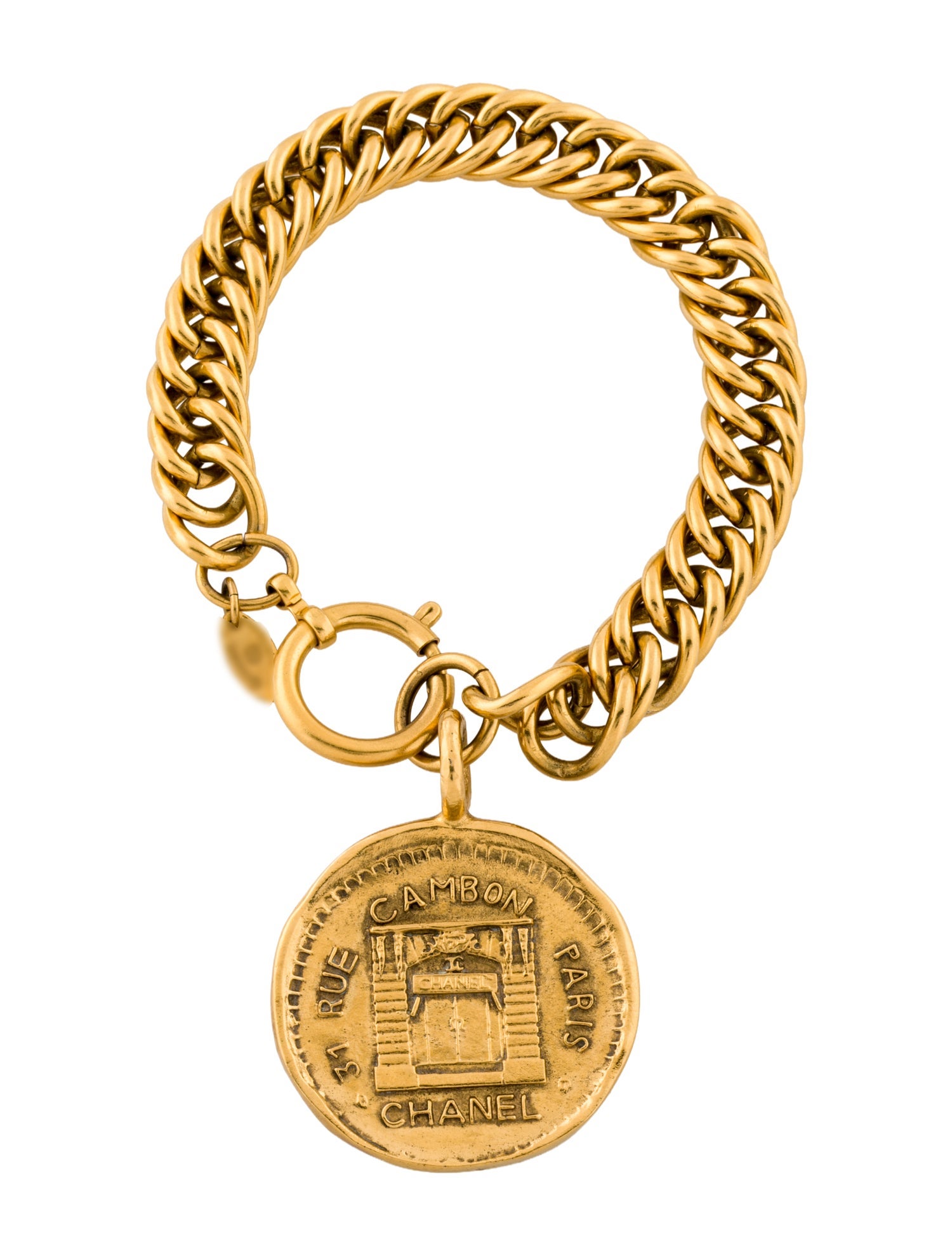 Chanel Vintage 31 Rue Cambon Coin Bracelet