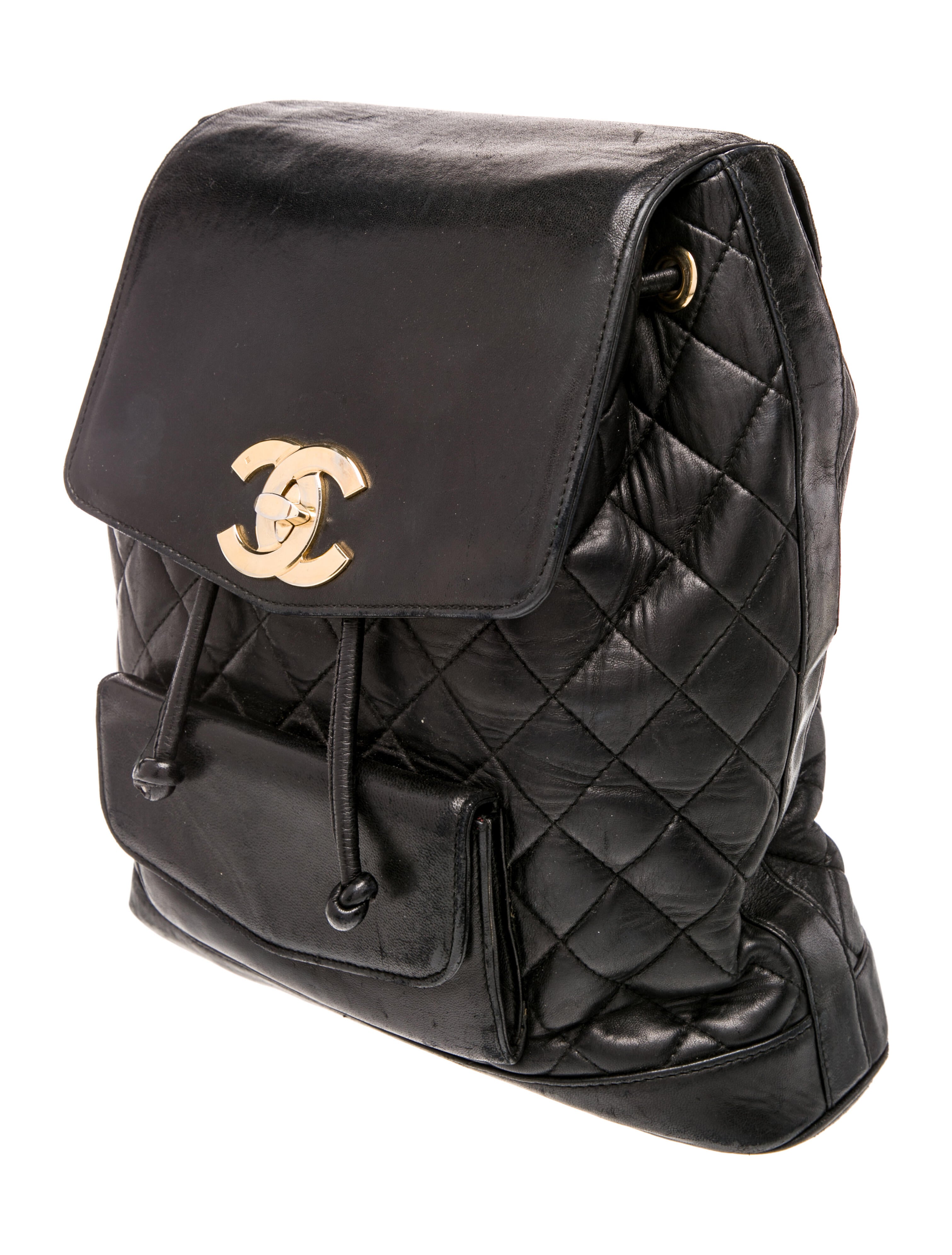 Chanel Quilted CC Backpack