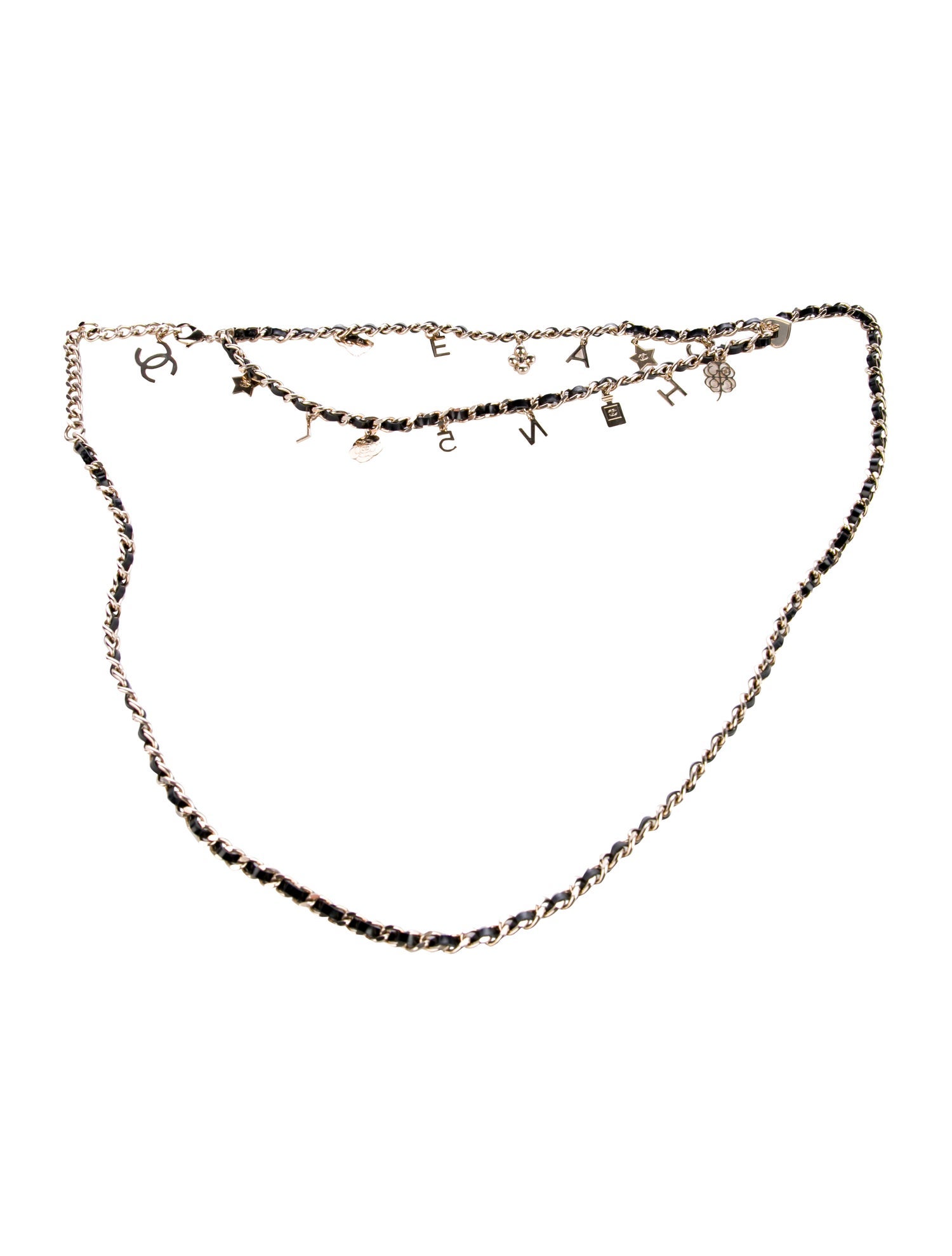 Chanel 2017 Interlocking CC Logo Chain-Link Belt