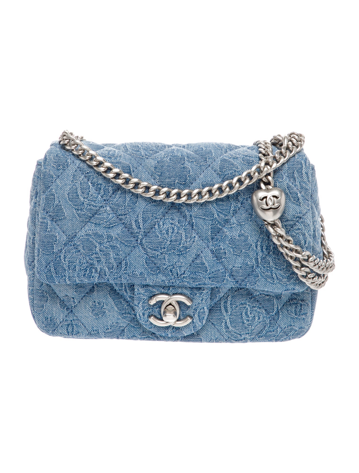 Chanel Denim Sweetheart Crush Mini Square Flap Bag
