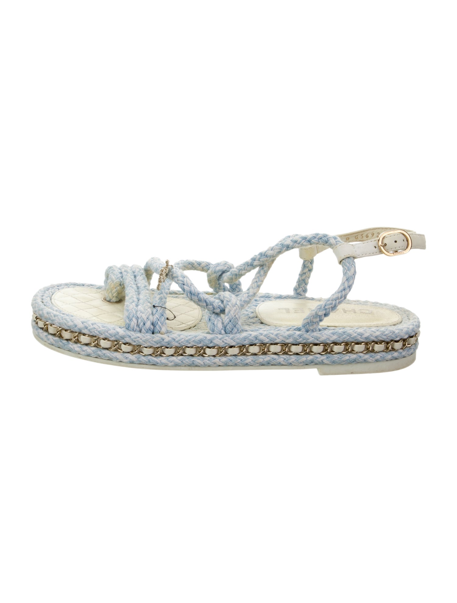 Chanel 2022 Interlocking CC Logo Espadrilles