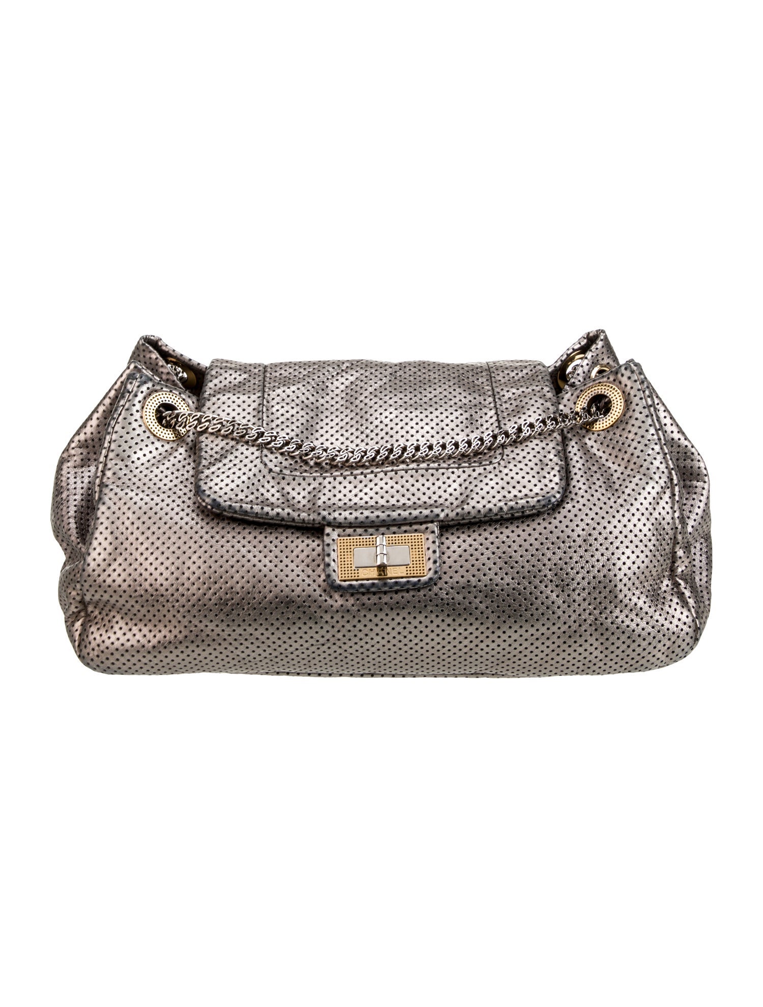 Chanel Perforated Drill Accordion Flap Bag