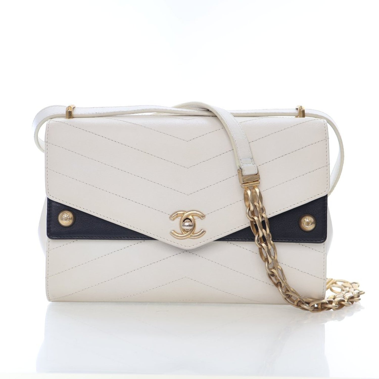 Chanel Chevron Casual Trip Flap