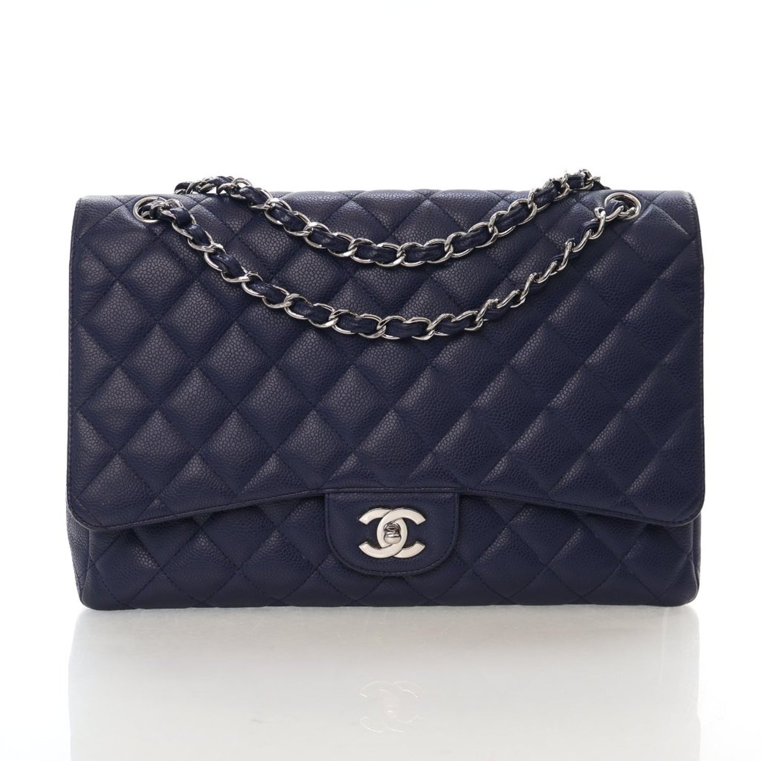 Chanel Maxi Caviar Classic Single Flap Bag