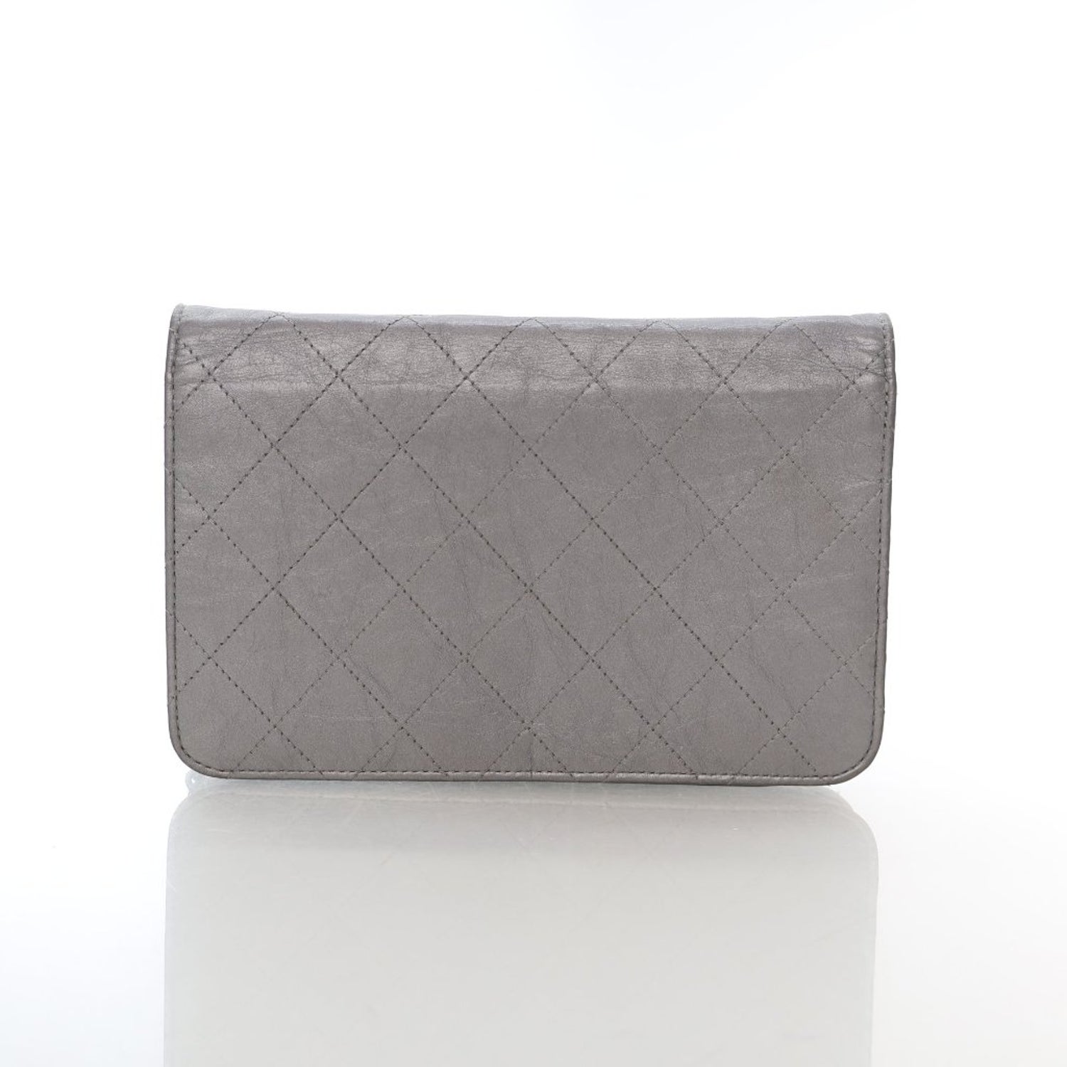 Chanel Crinkled Calfskin Wallet On Chain