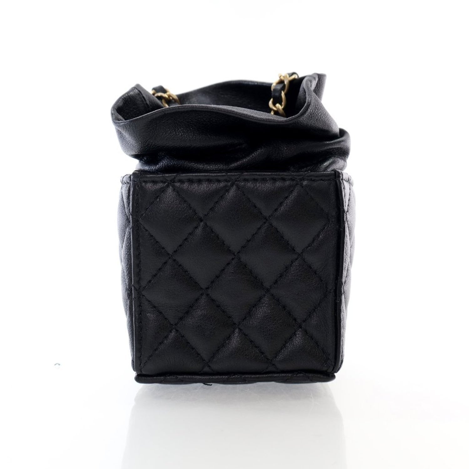 Chanel Mini Drawstring Bucket Bag