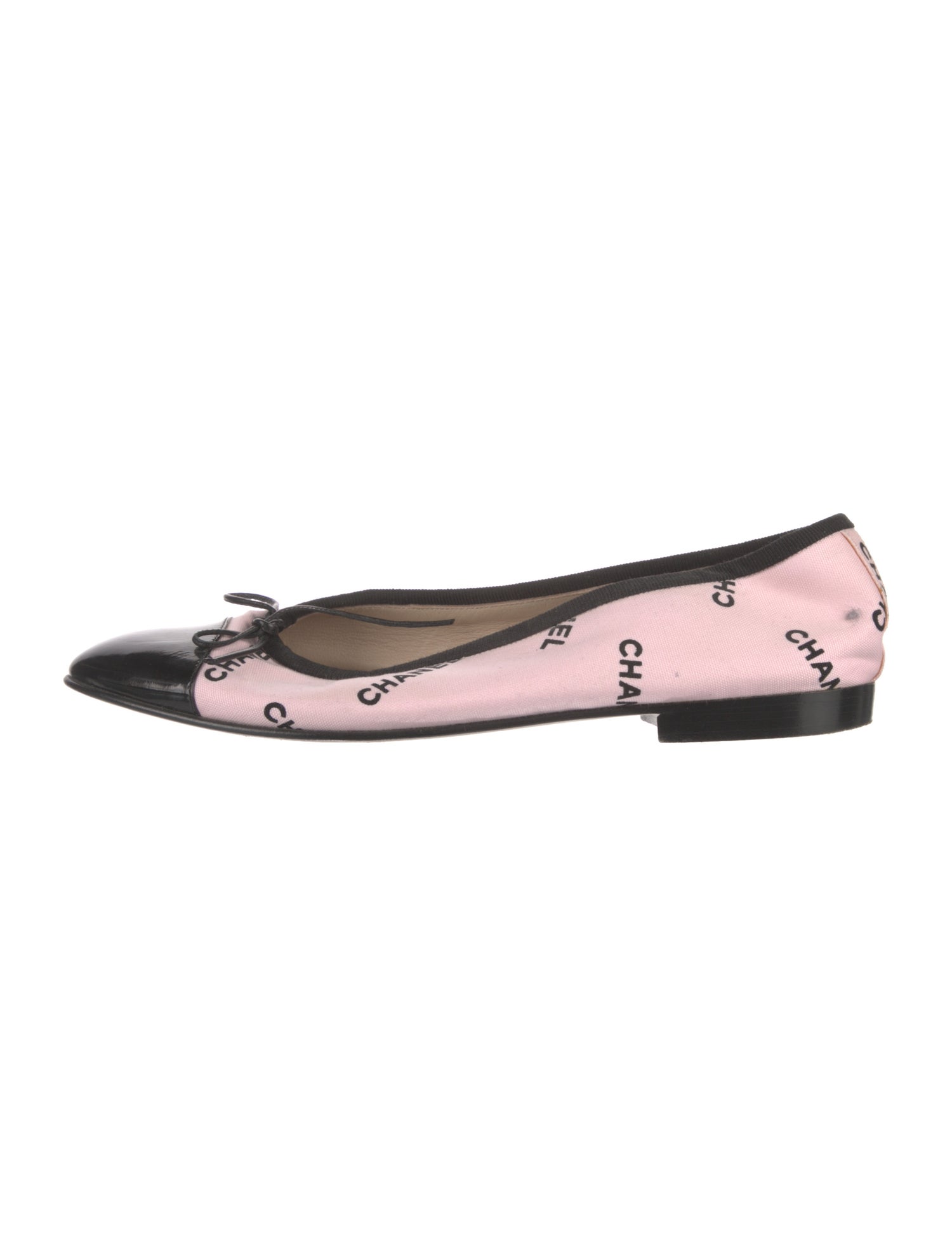 Chanel Vintage Canvas Ballet Flats