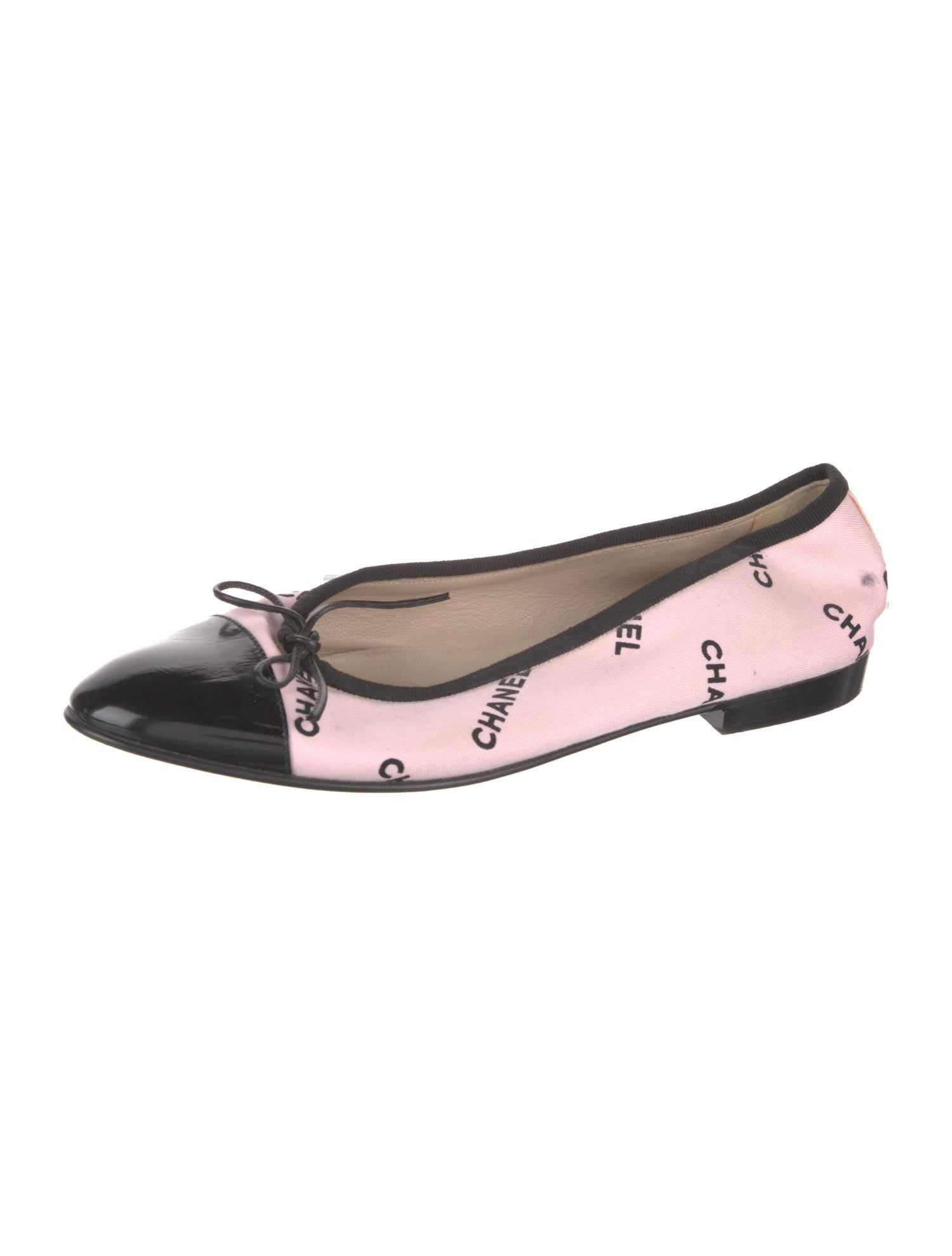 Chanel Vintage Canvas Ballet Flats