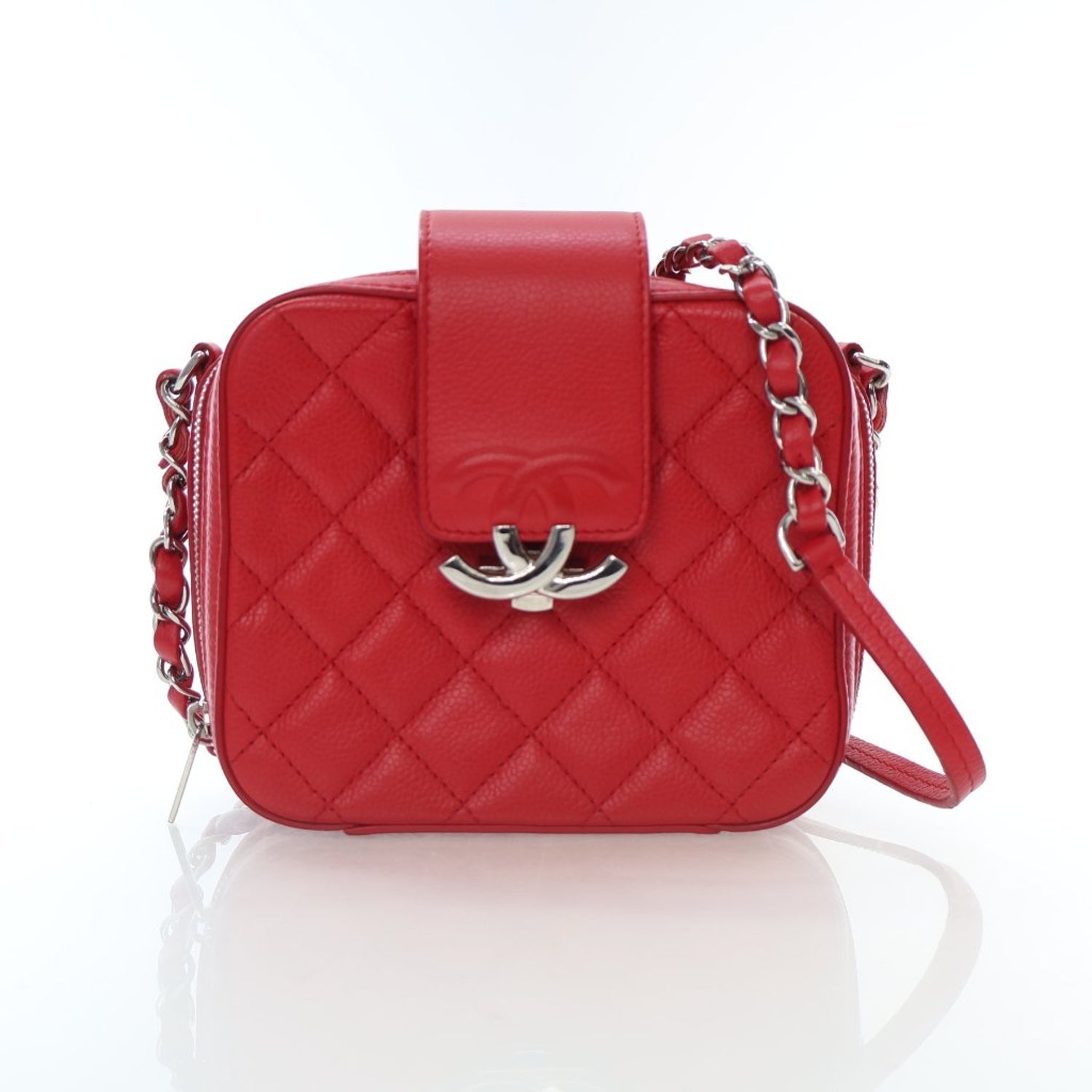 Chanel Mini Caviar Box Camera Flap