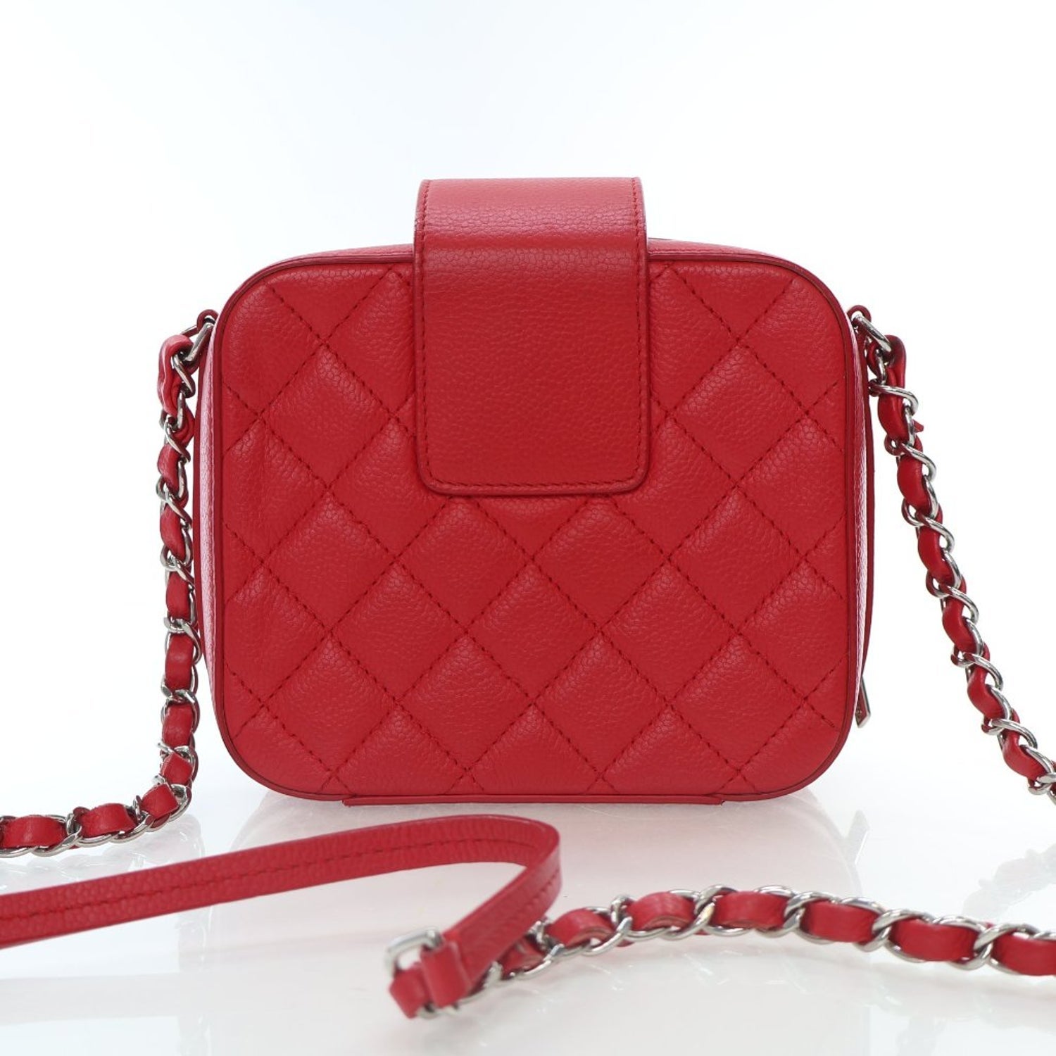 Chanel Mini Caviar Box Camera Flap