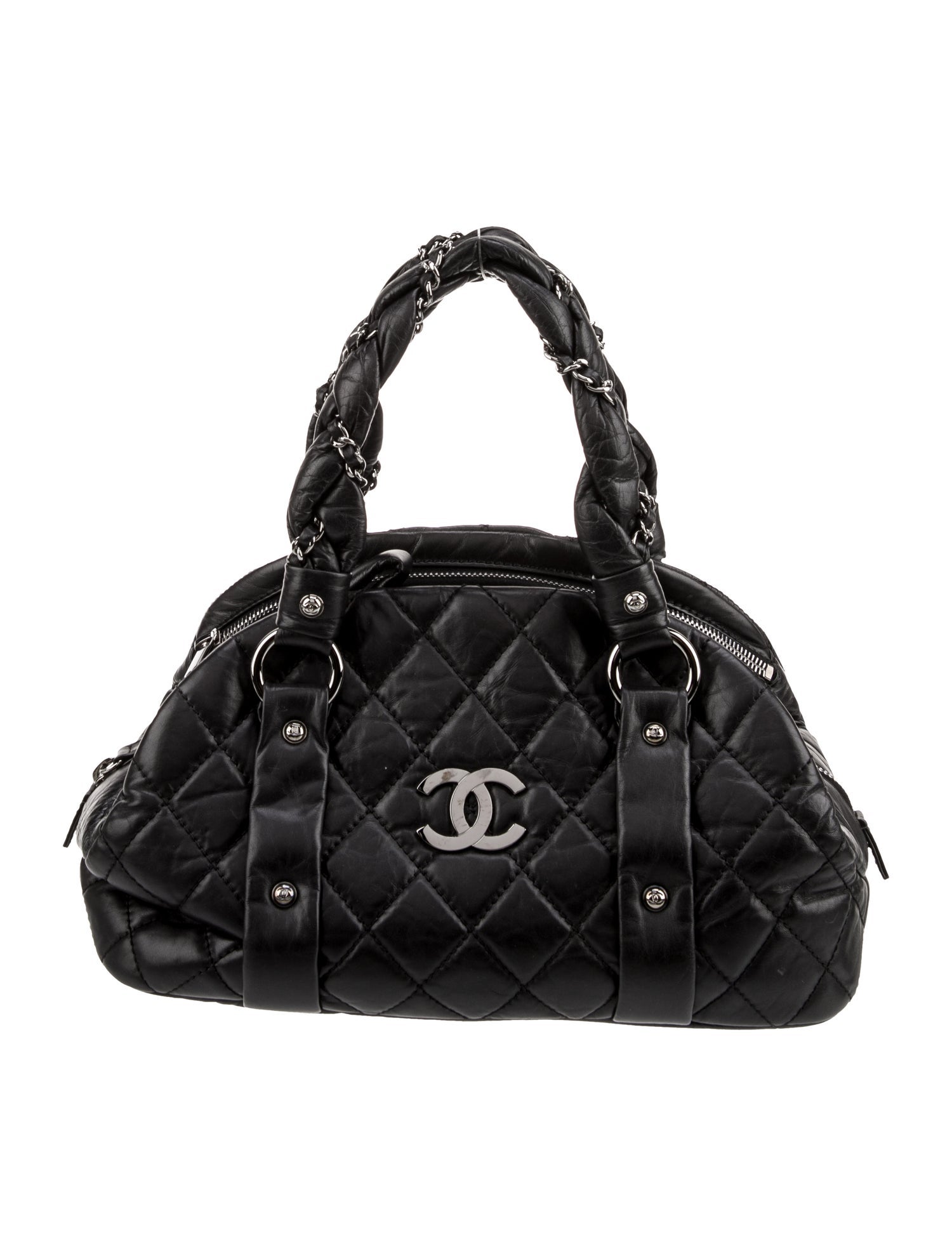 Chanel Lady Braid Bowling Bag