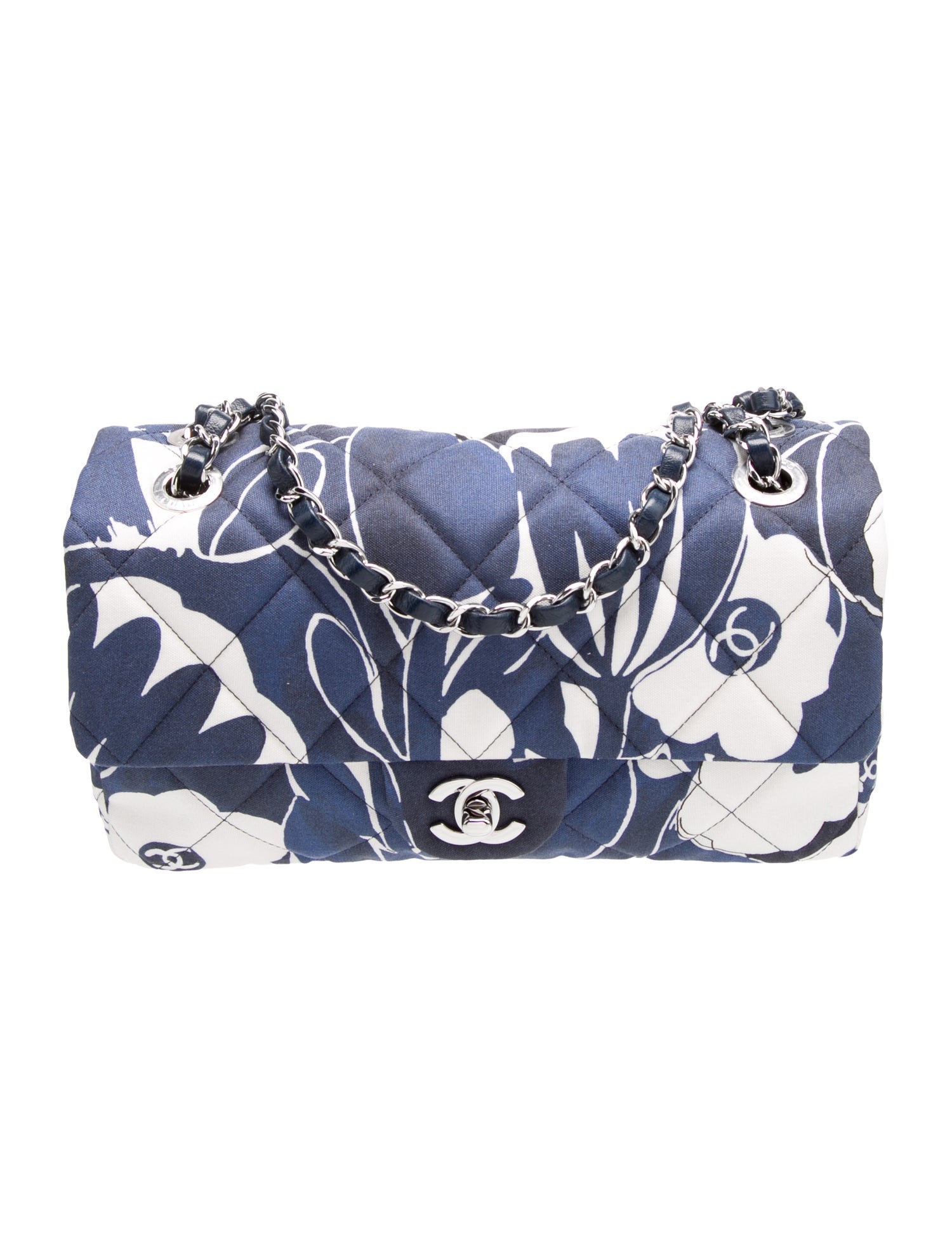 Chanel Medium Camellia Single Flap Bag