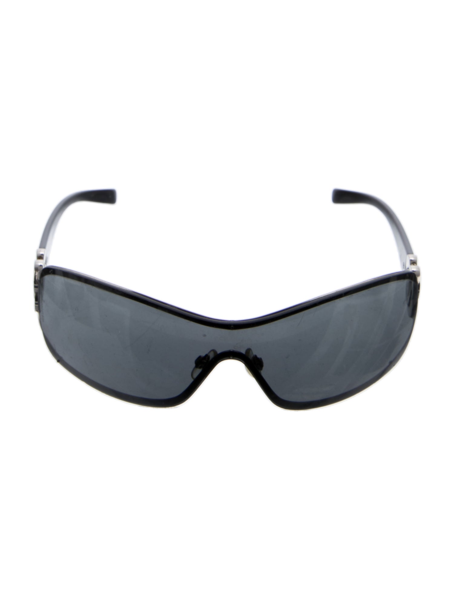 Chanel Interlocking CC Logo Shield Sunglasses