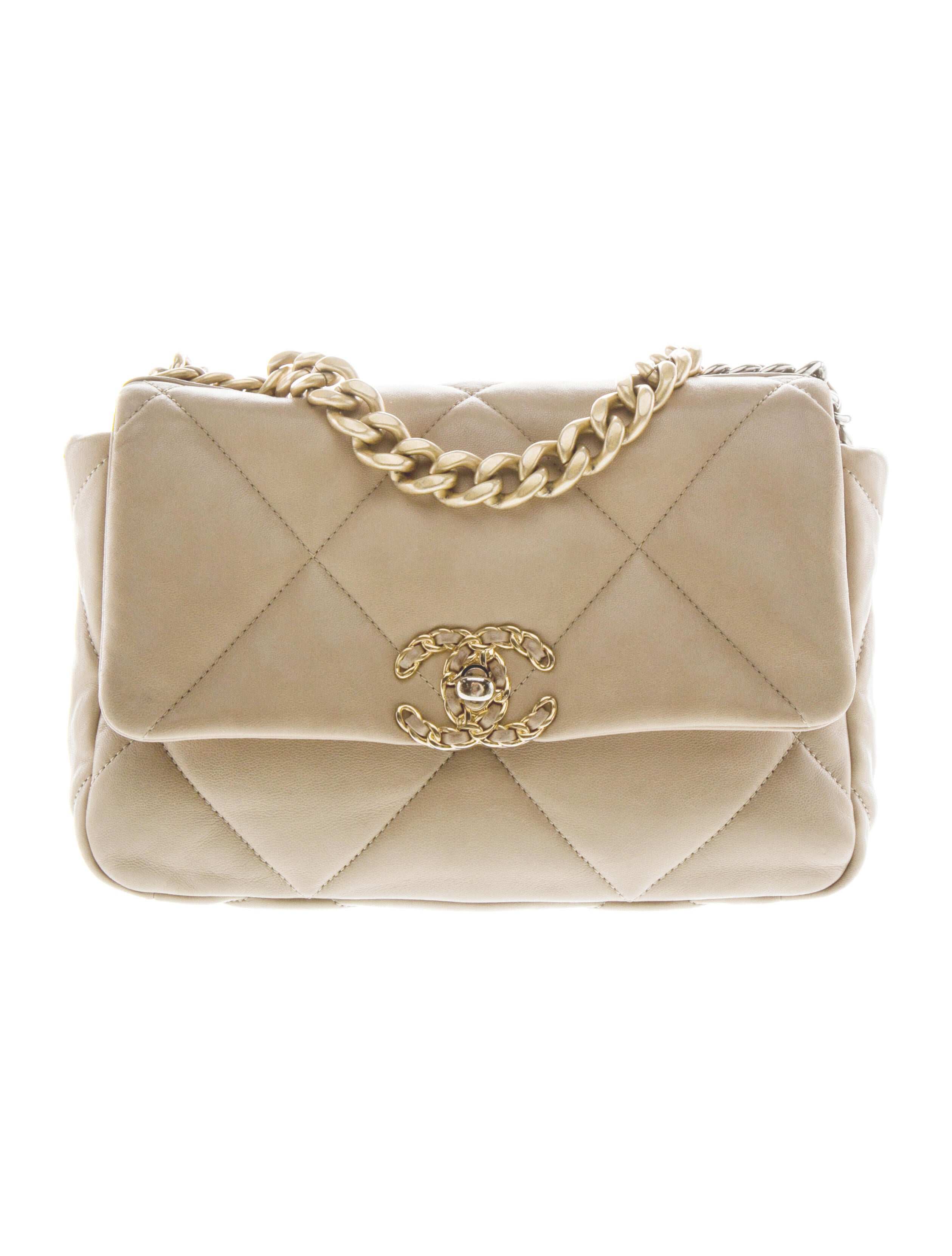 Chanel Quilted Medium 19 Flap Bag