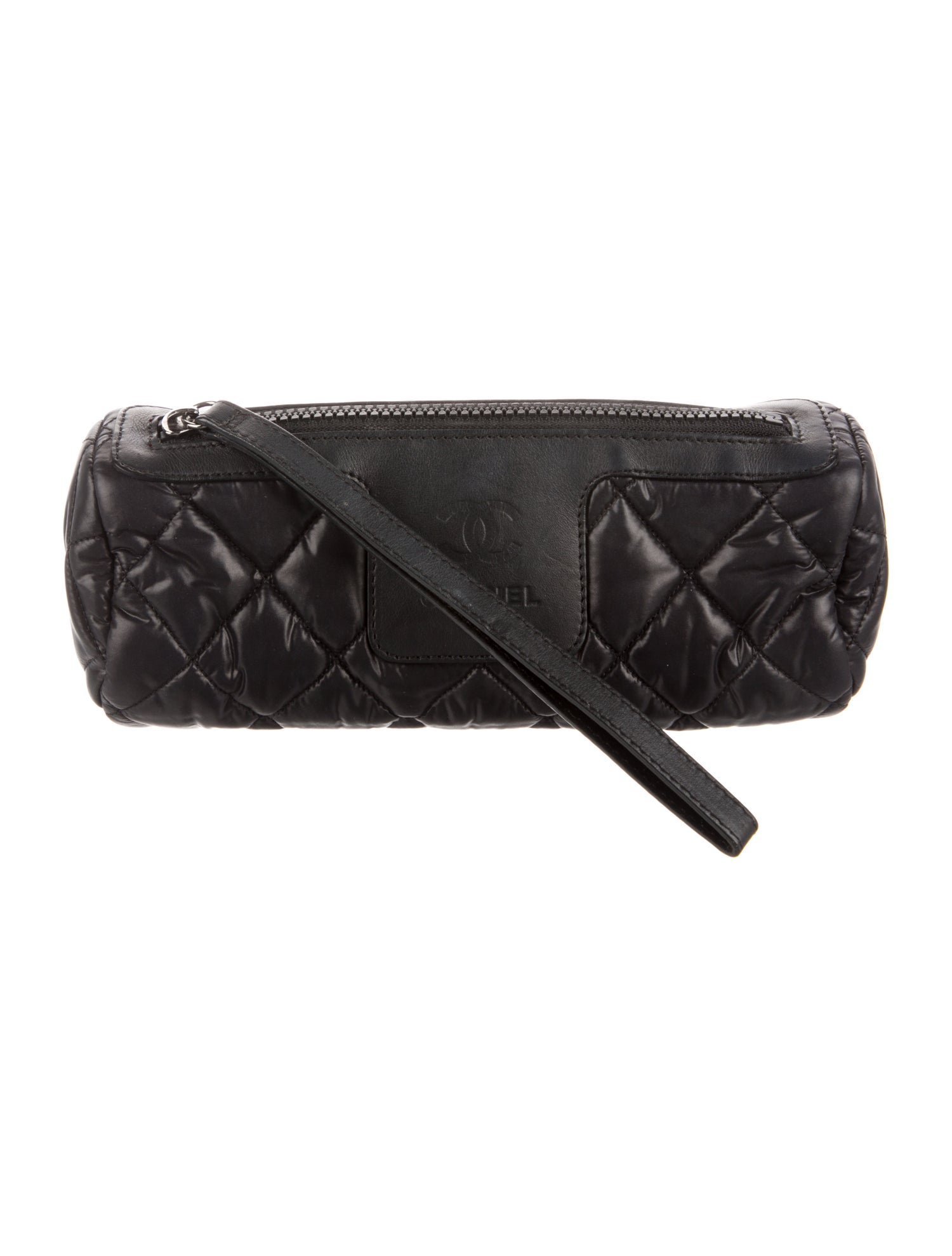 Chanel Quilted Nylon Coco Cocoon Cosmetic Pouch