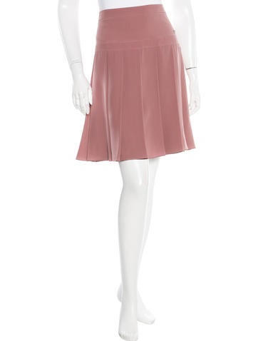 Chanel Paris-Edinburgh Silk Skirt