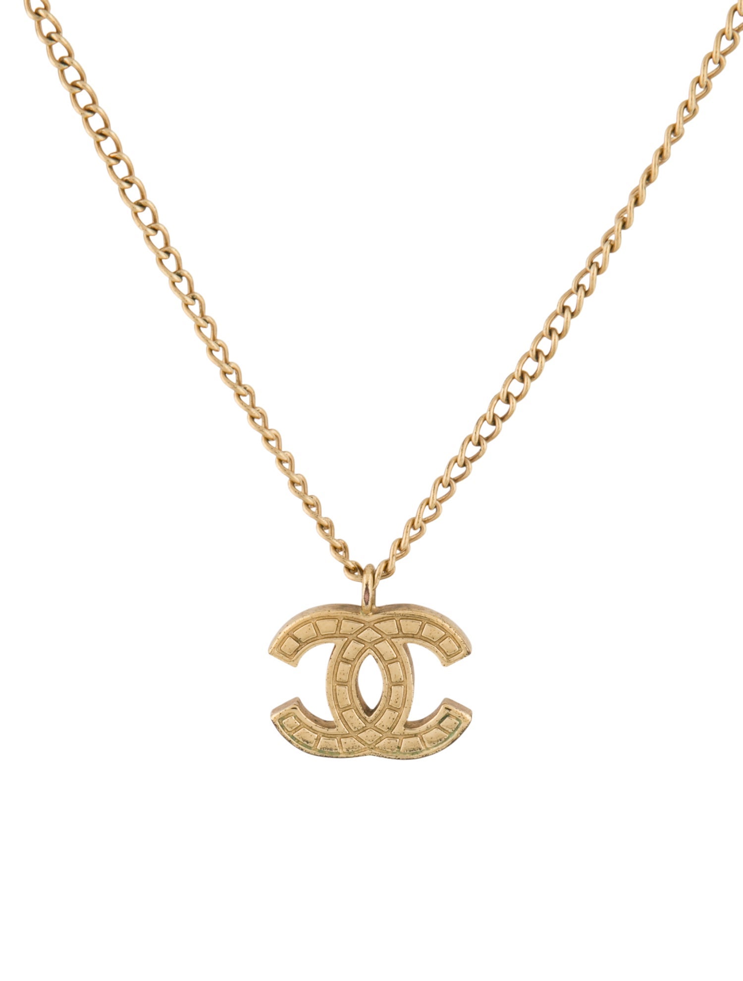 Chanel Vintage CC Pendant Necklace