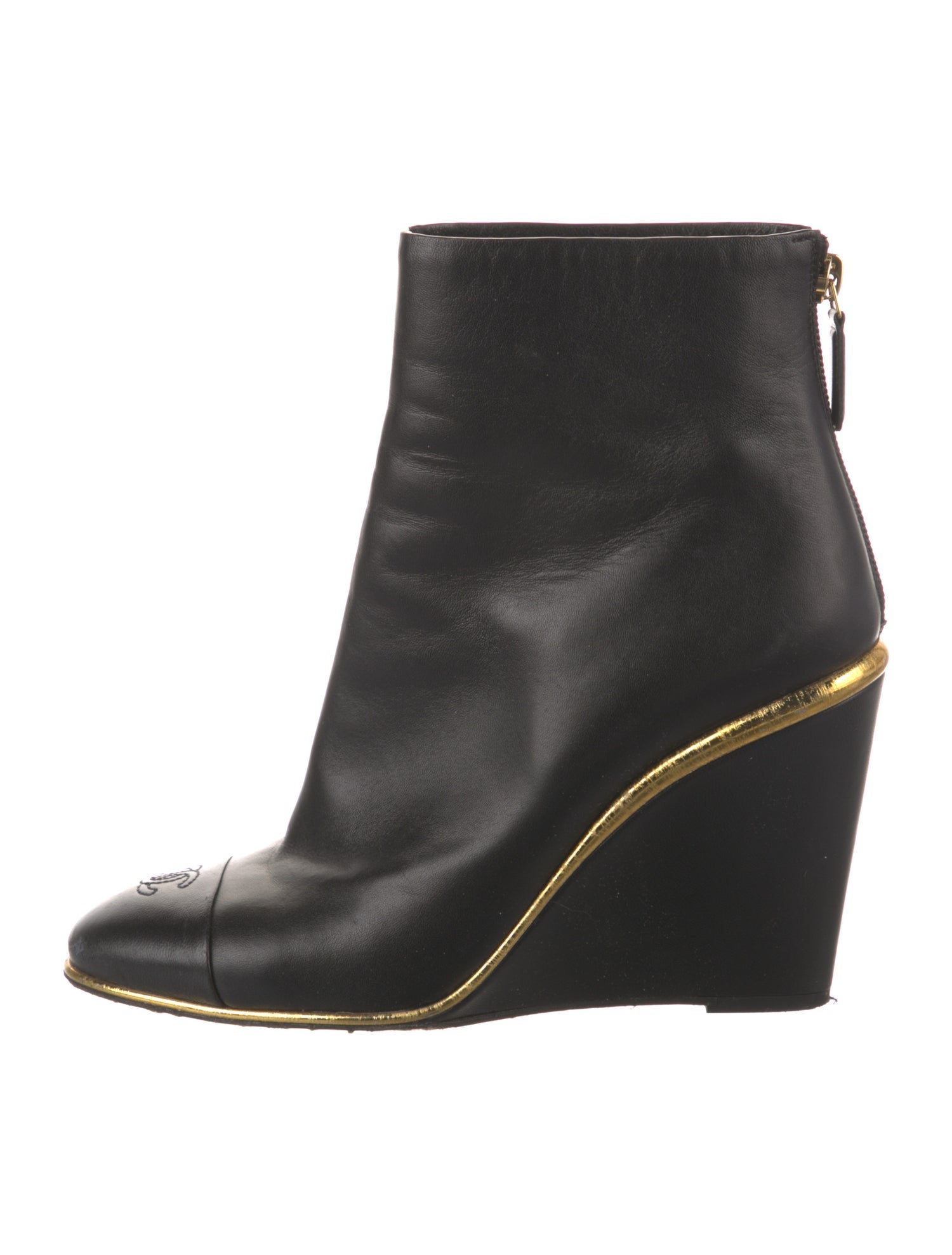 Chanel 2022 Interlocking CC Logo Boots