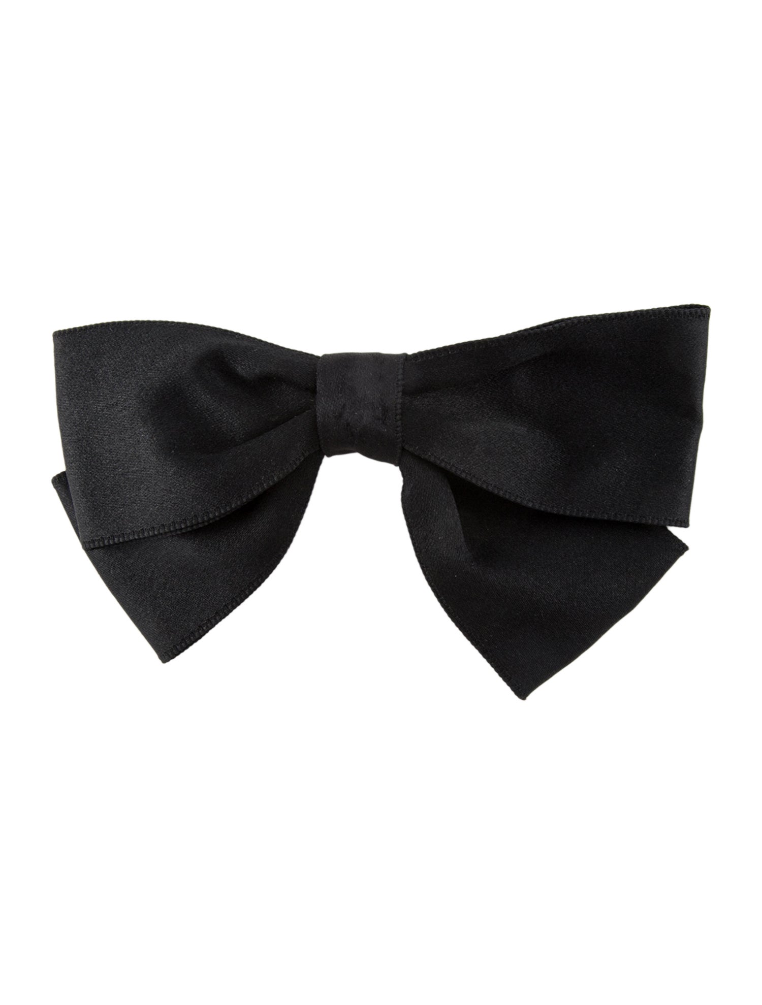 Chanel Satin Bow Hair Clip