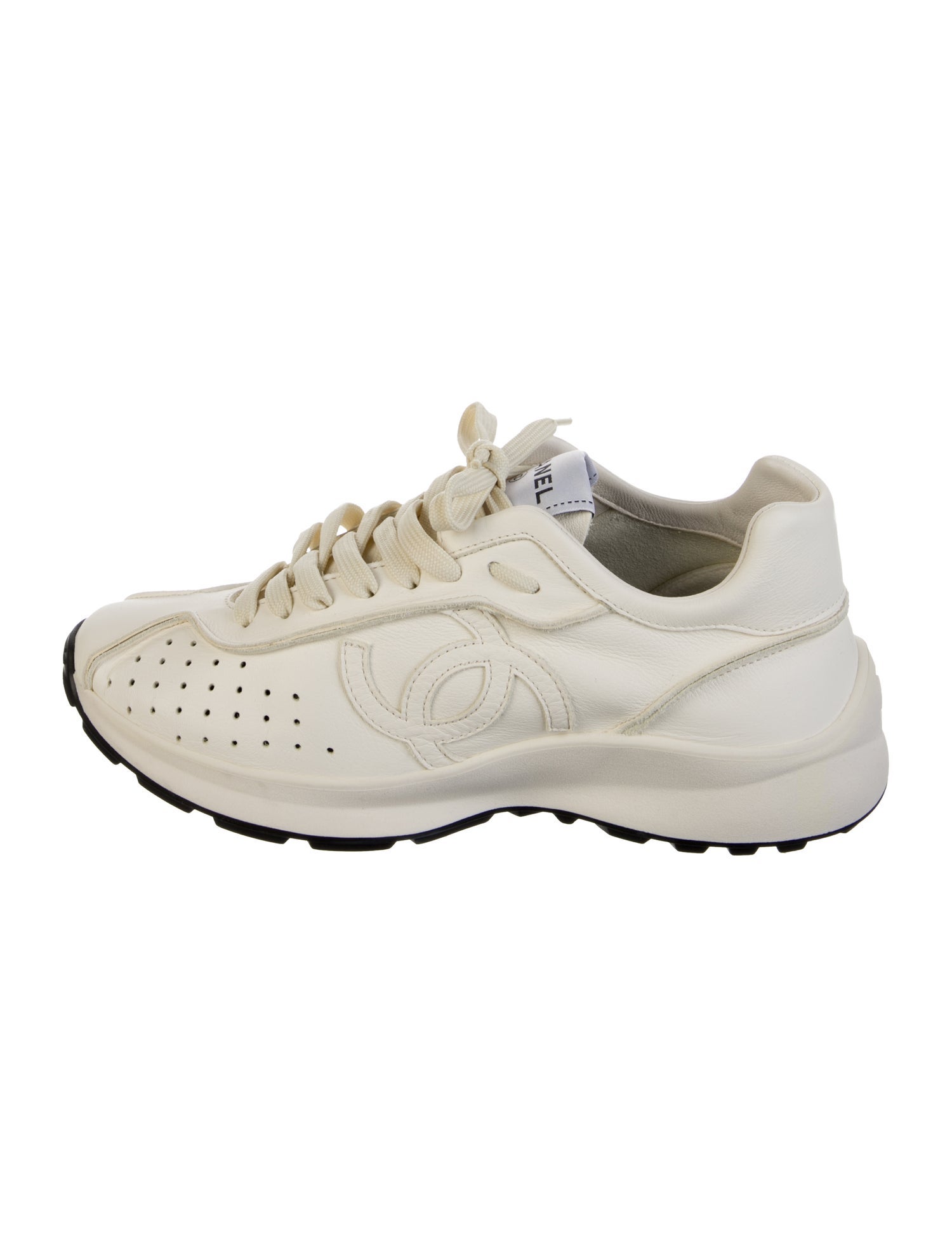 Chanel 2025 Interlocking CC Logo Athletic Sneakers