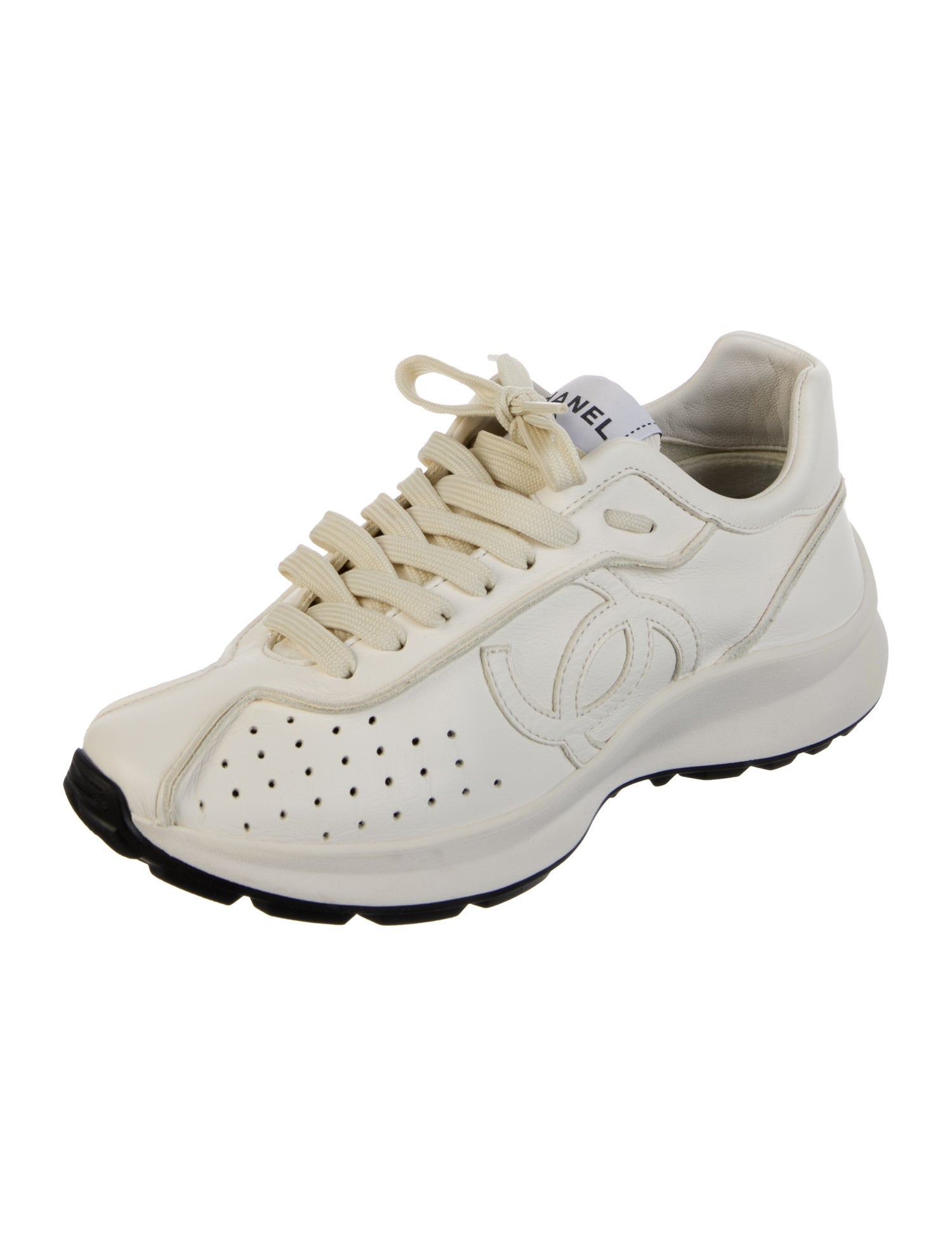Chanel 2025 Interlocking CC Logo Athletic Sneakers