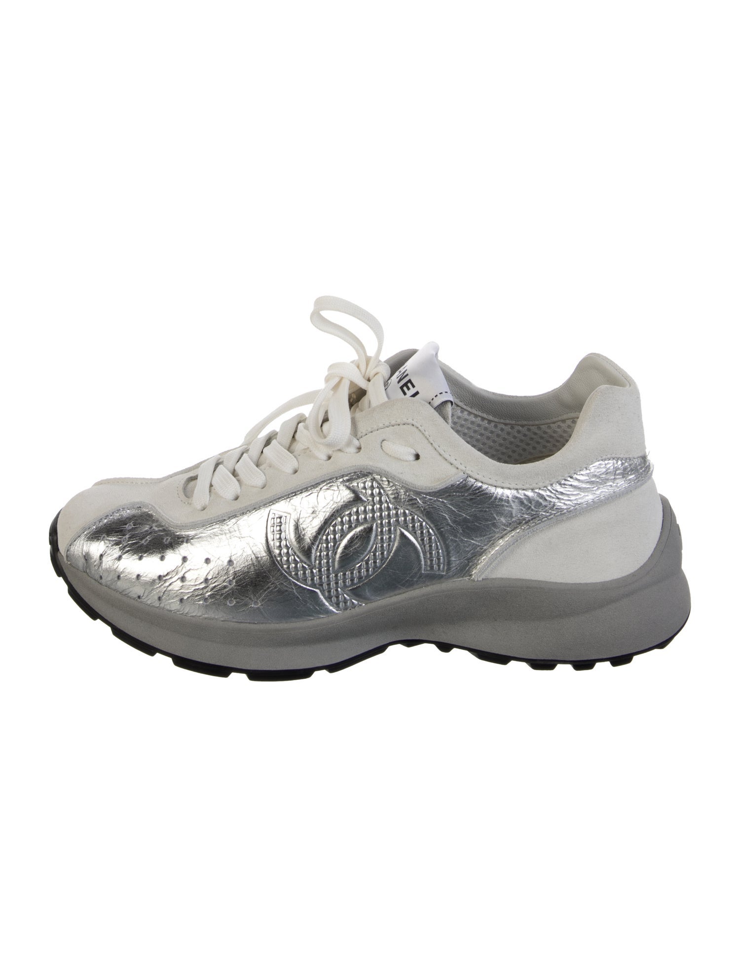 Chanel 2025 Interlocking CC Logo Athletic Sneakers