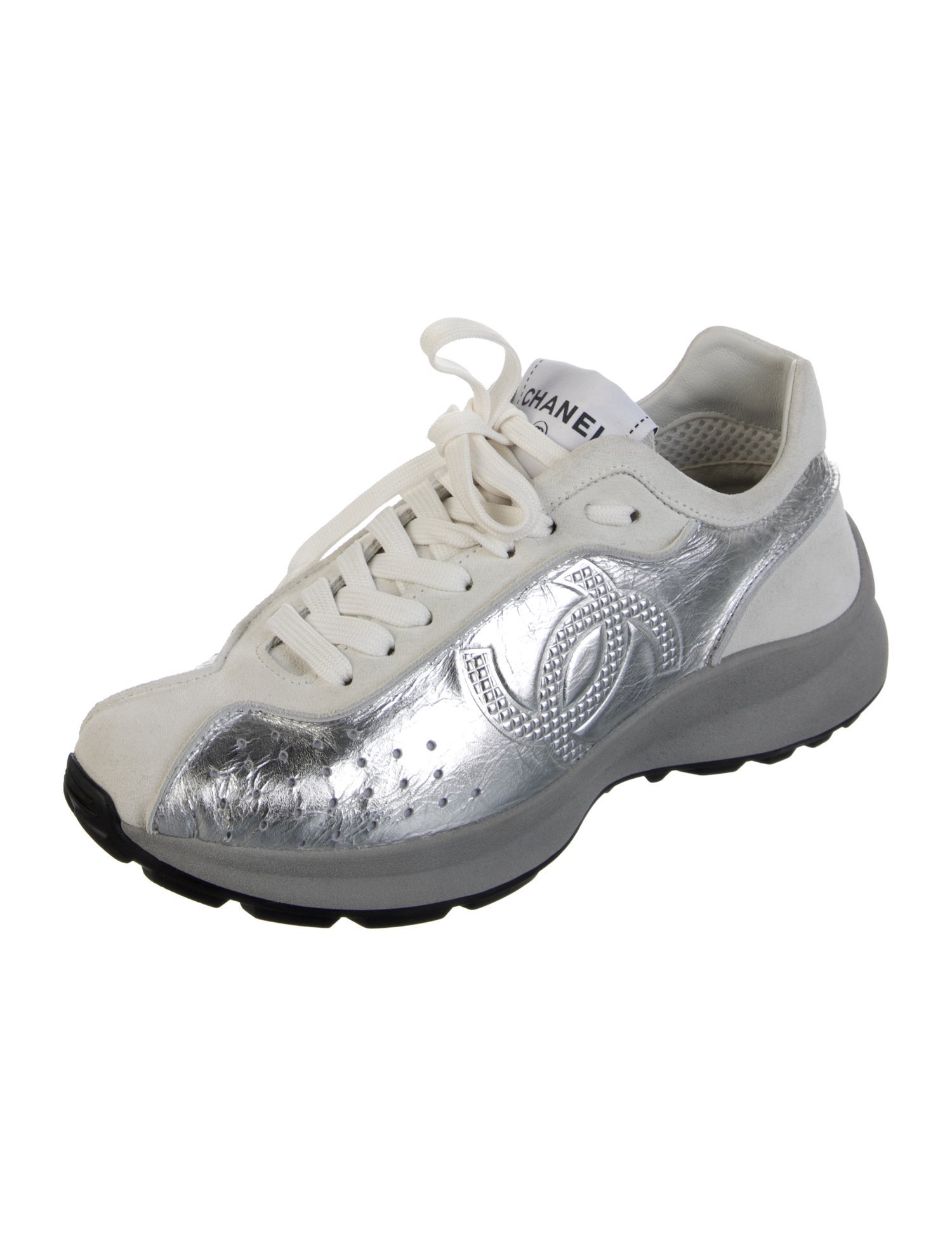 Chanel 2025 Interlocking CC Logo Athletic Sneakers