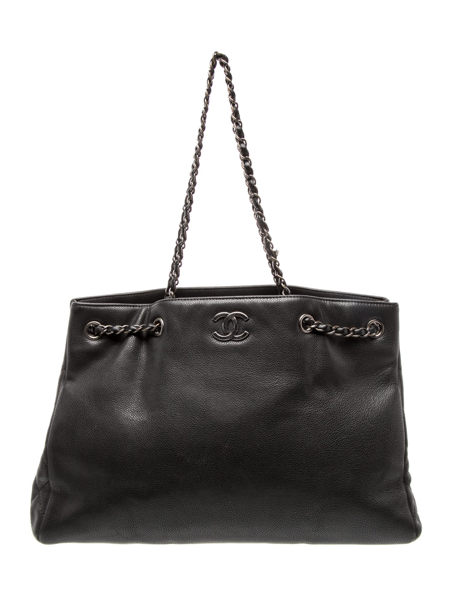 Chanel Woven Chain Shopping Tote