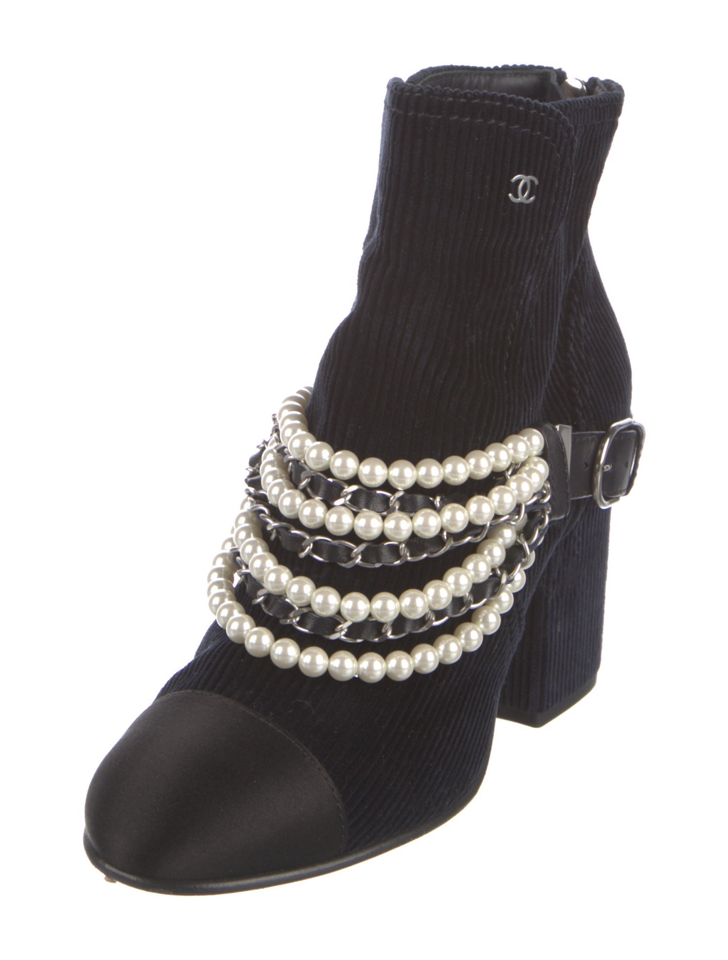 Chanel 2018 Interlocking CC Logo Boots