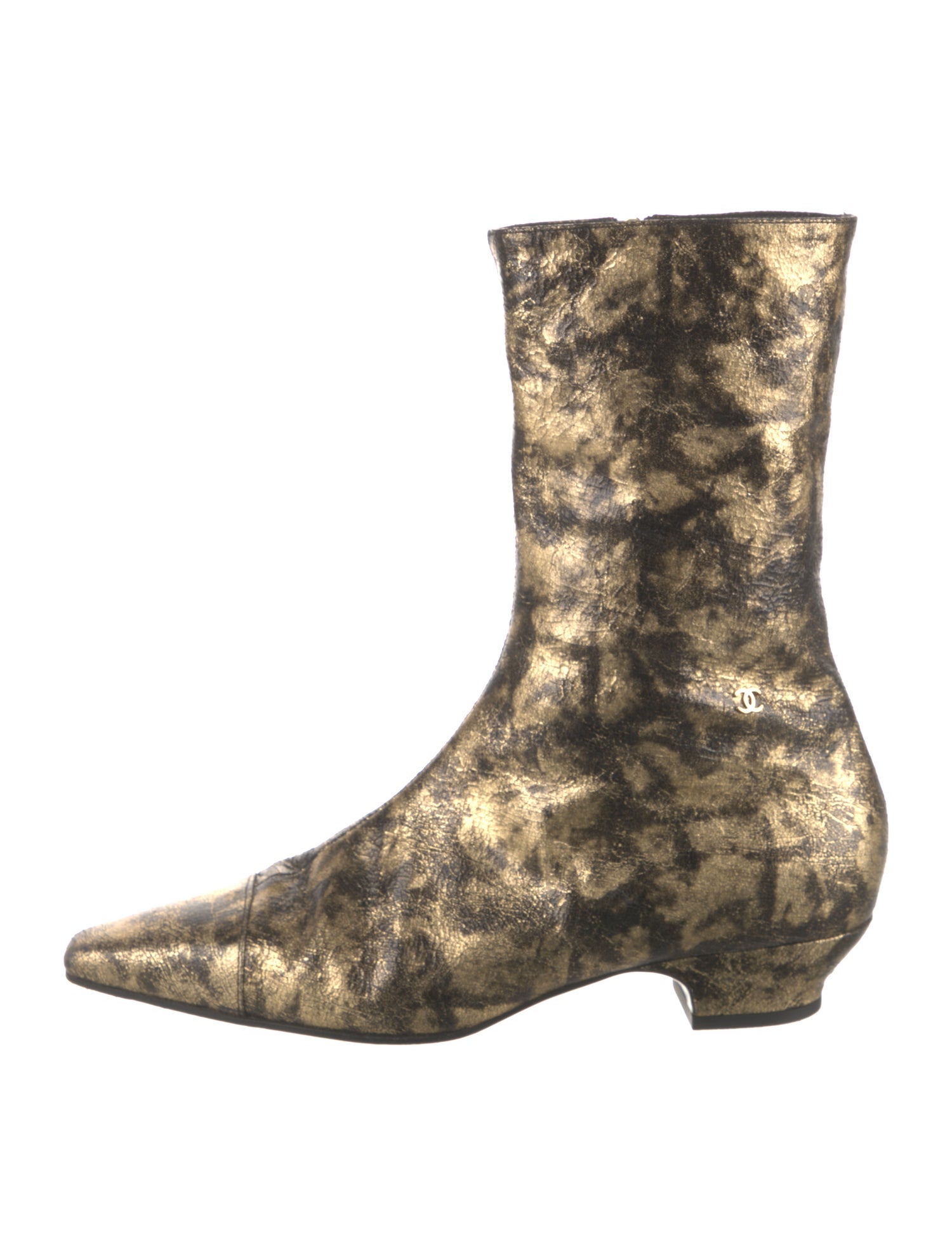 Chanel 2018 Interlocking CC Logo Boots
