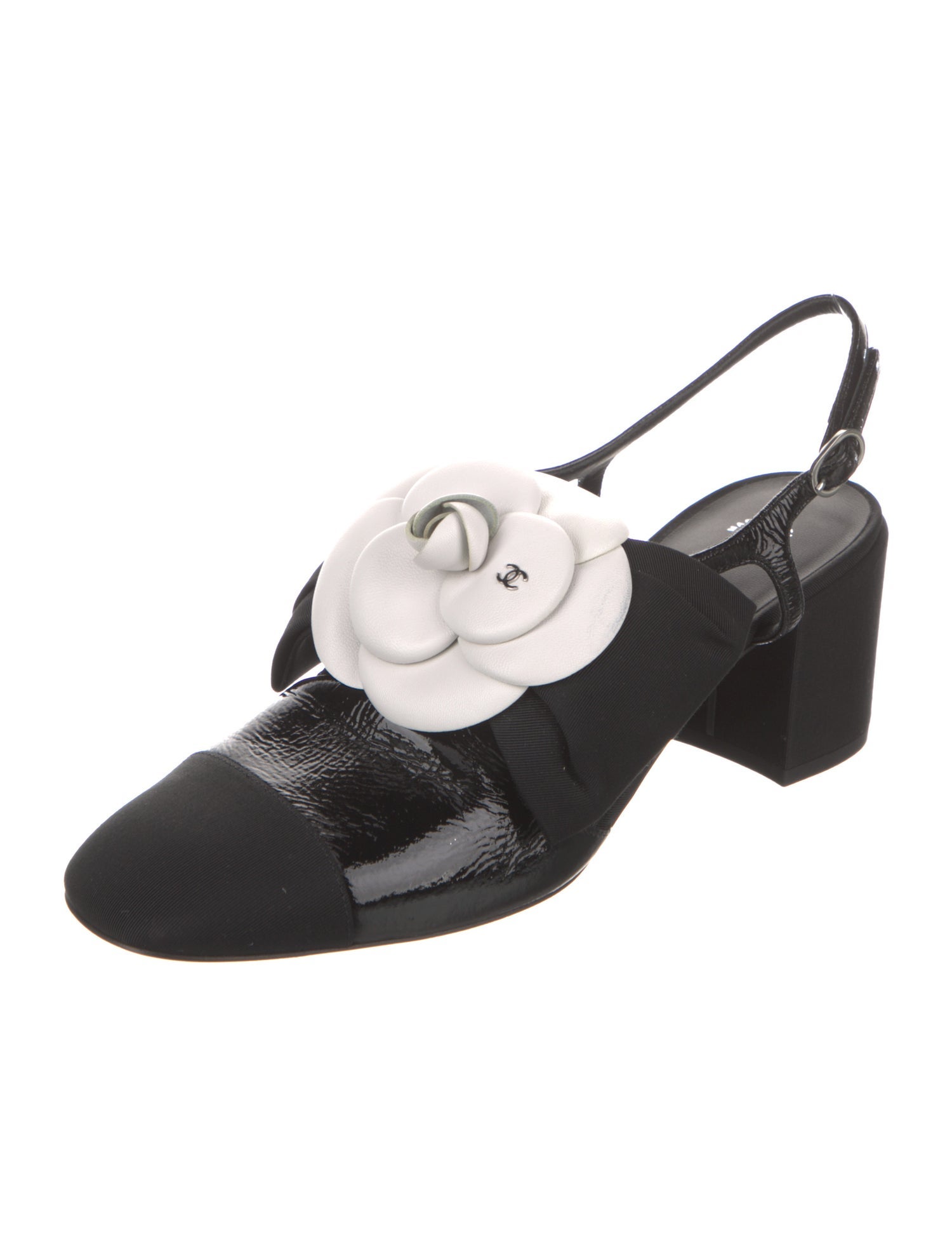 Chanel 2023 Interlocking CC Logo Slingback Pumps