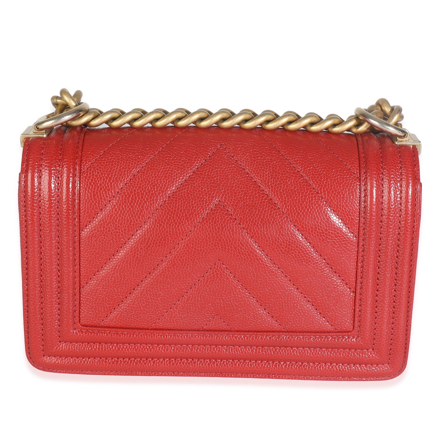 Chanel Small Chevron Boy Bag